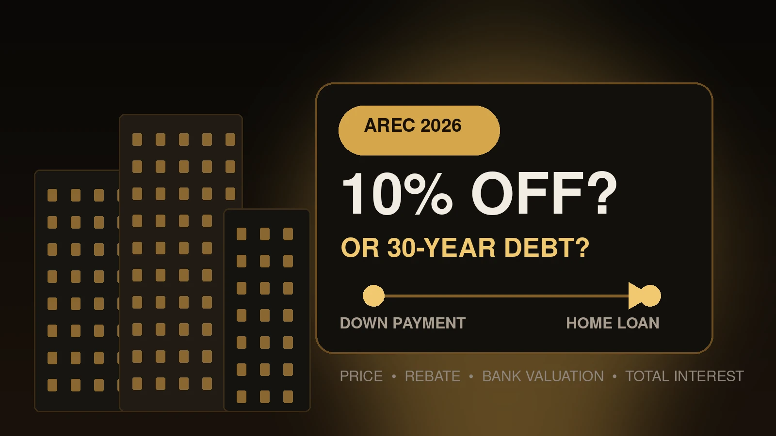 AREC 2026买房10%折扣、首付与长期房贷关系分析