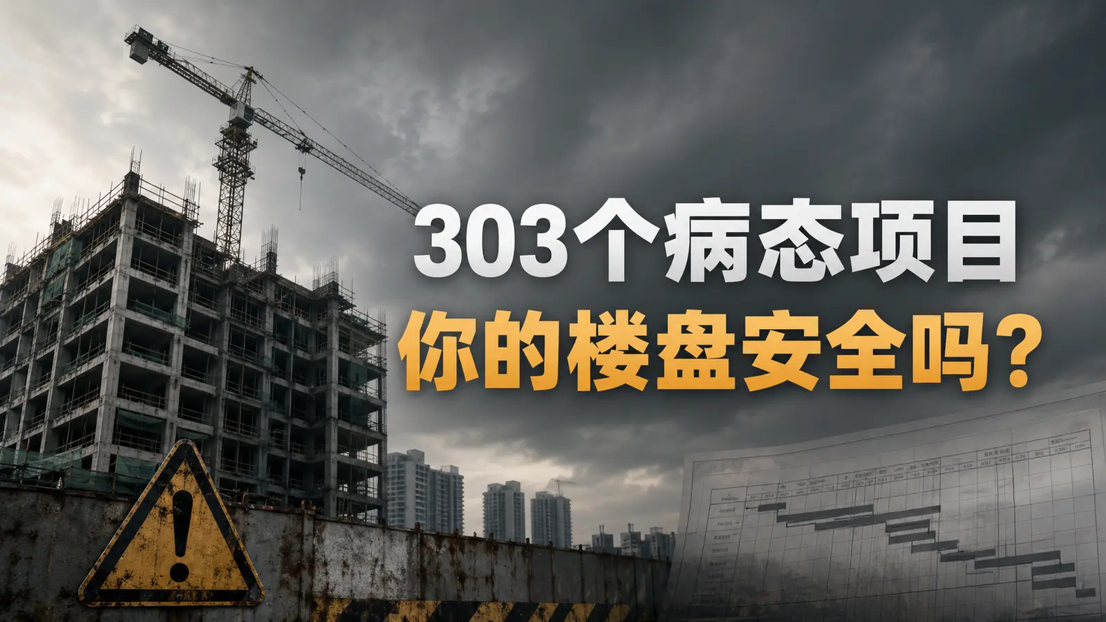 303个病态项目，你的楼盘安全吗？