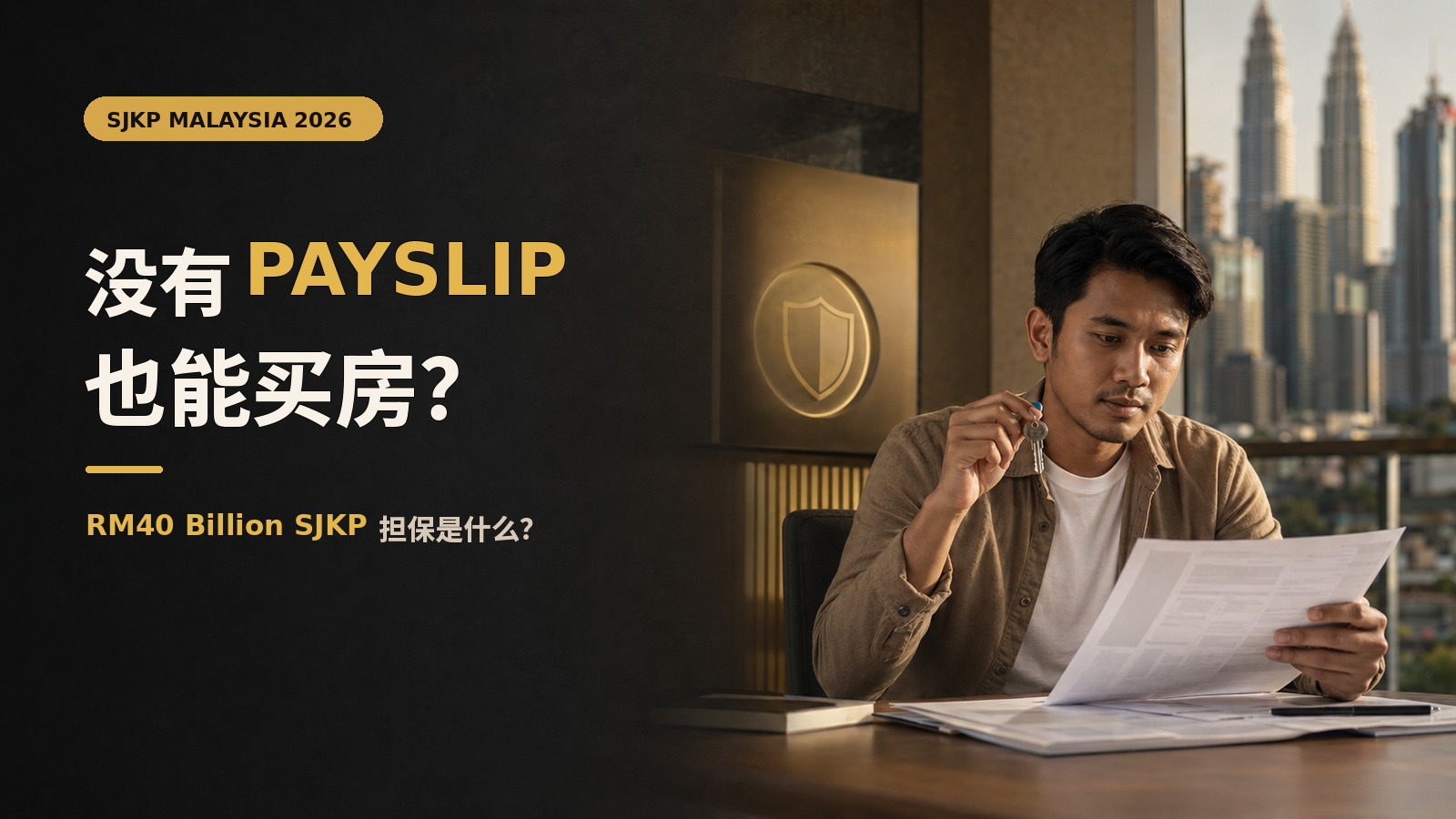 没有Payslip也能买房？RM40 Billion SJKP担保是什么？