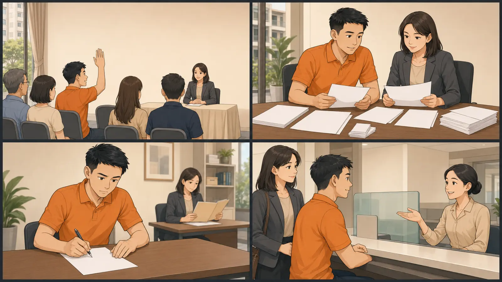屋主通过AGM、查账、书面询问与COB或TPS处理争议的四格漫画