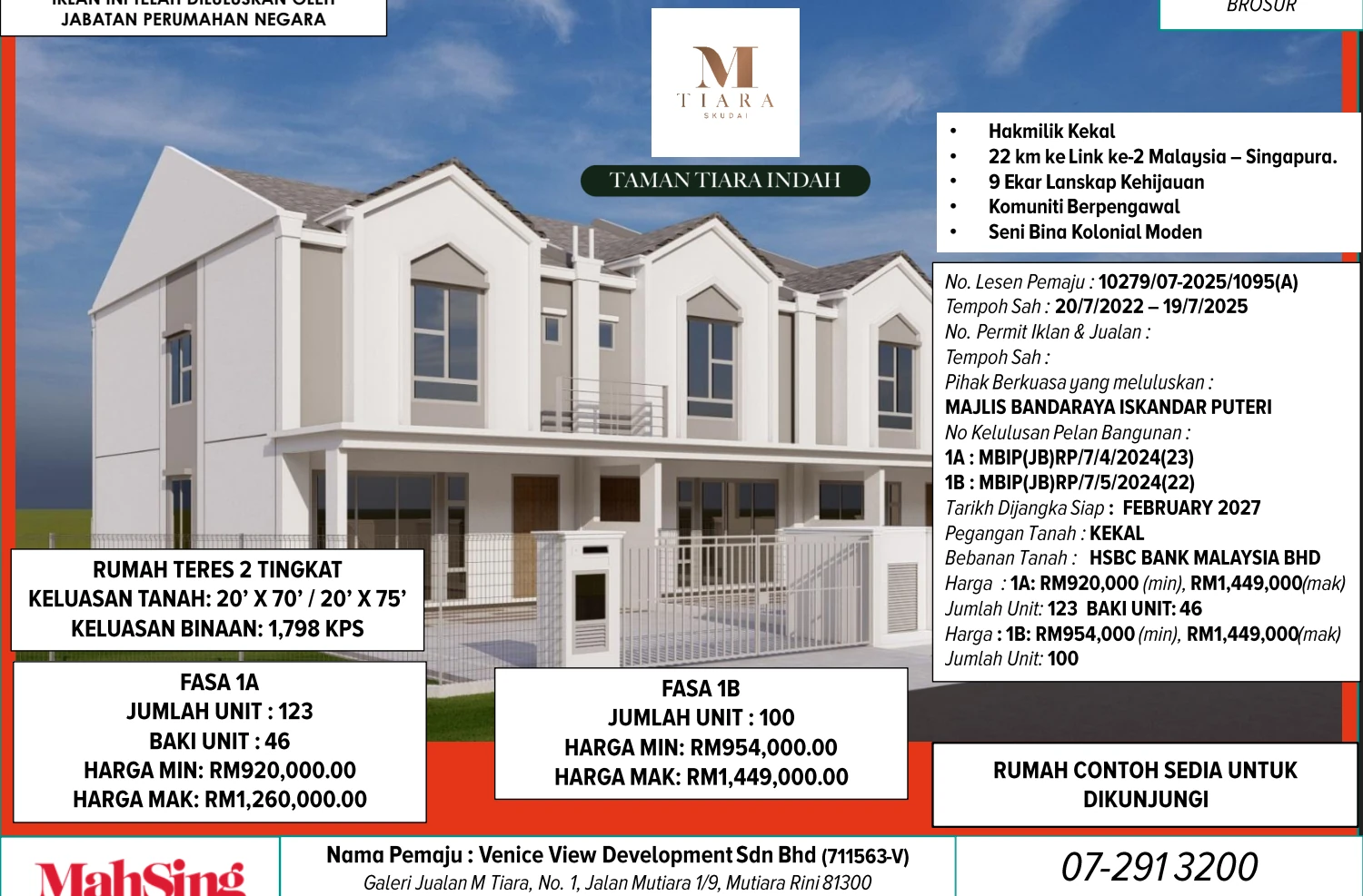 TAMAN TIARA INDAH (TAMAN TIARA INDAH / TAMAN TIARA INDAH (M TIARA)) 80050