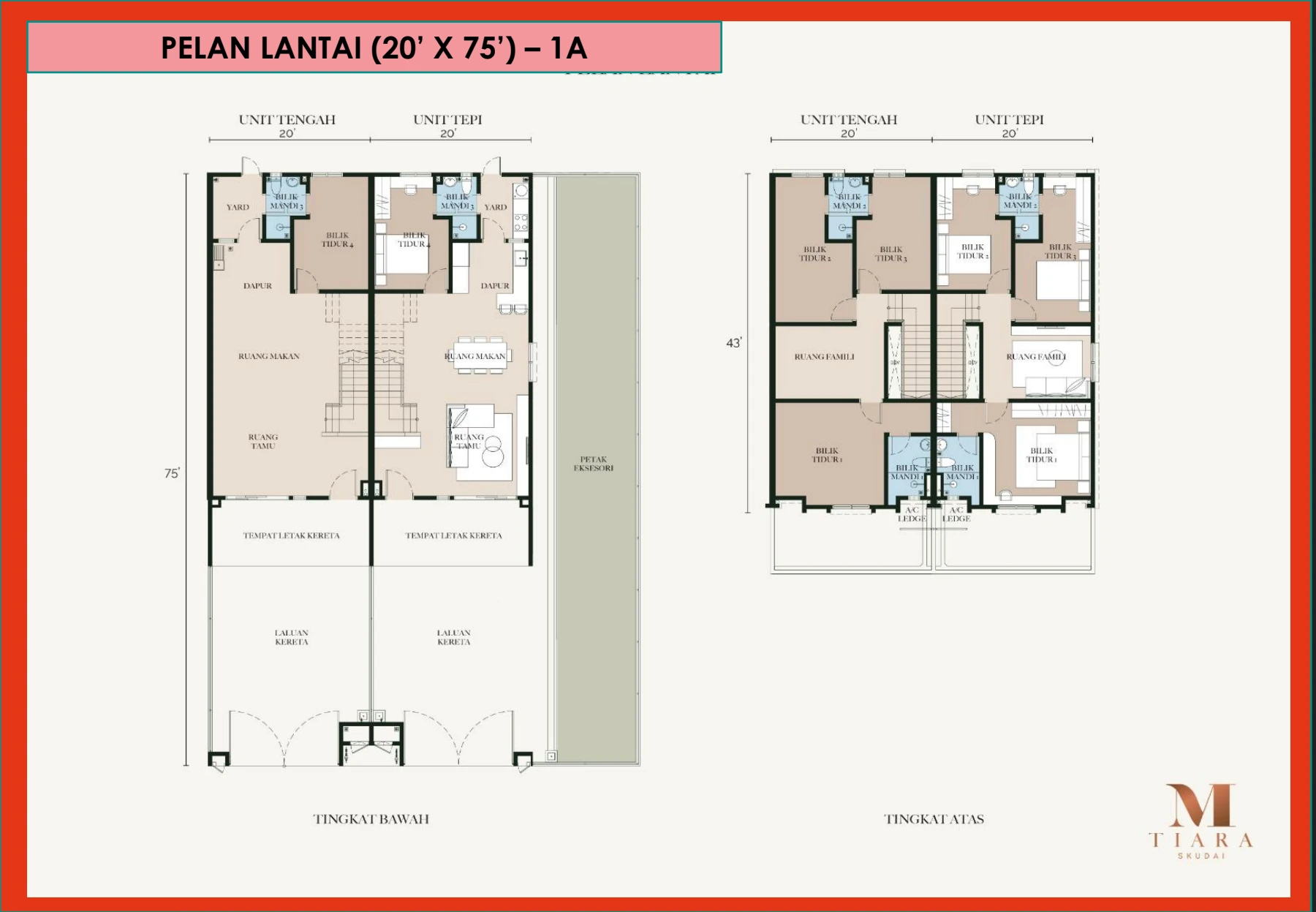 TAMAN TIARA INDAH (TAMAN TIARA INDAH / TAMAN TIARA INDAH (M TIARA)) Pelan Lantai - 10279-5