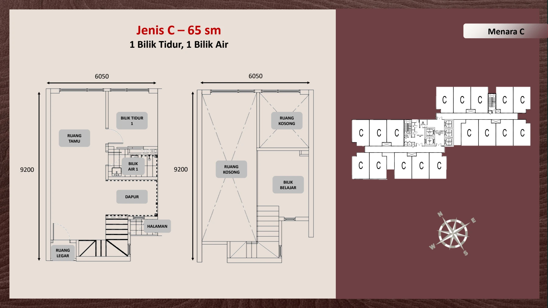 FASA 1 (KONDOMINIUM SUNWAY BUKIT LENANG / FASA 1 / FASA 6) Jenis C - 13096-5