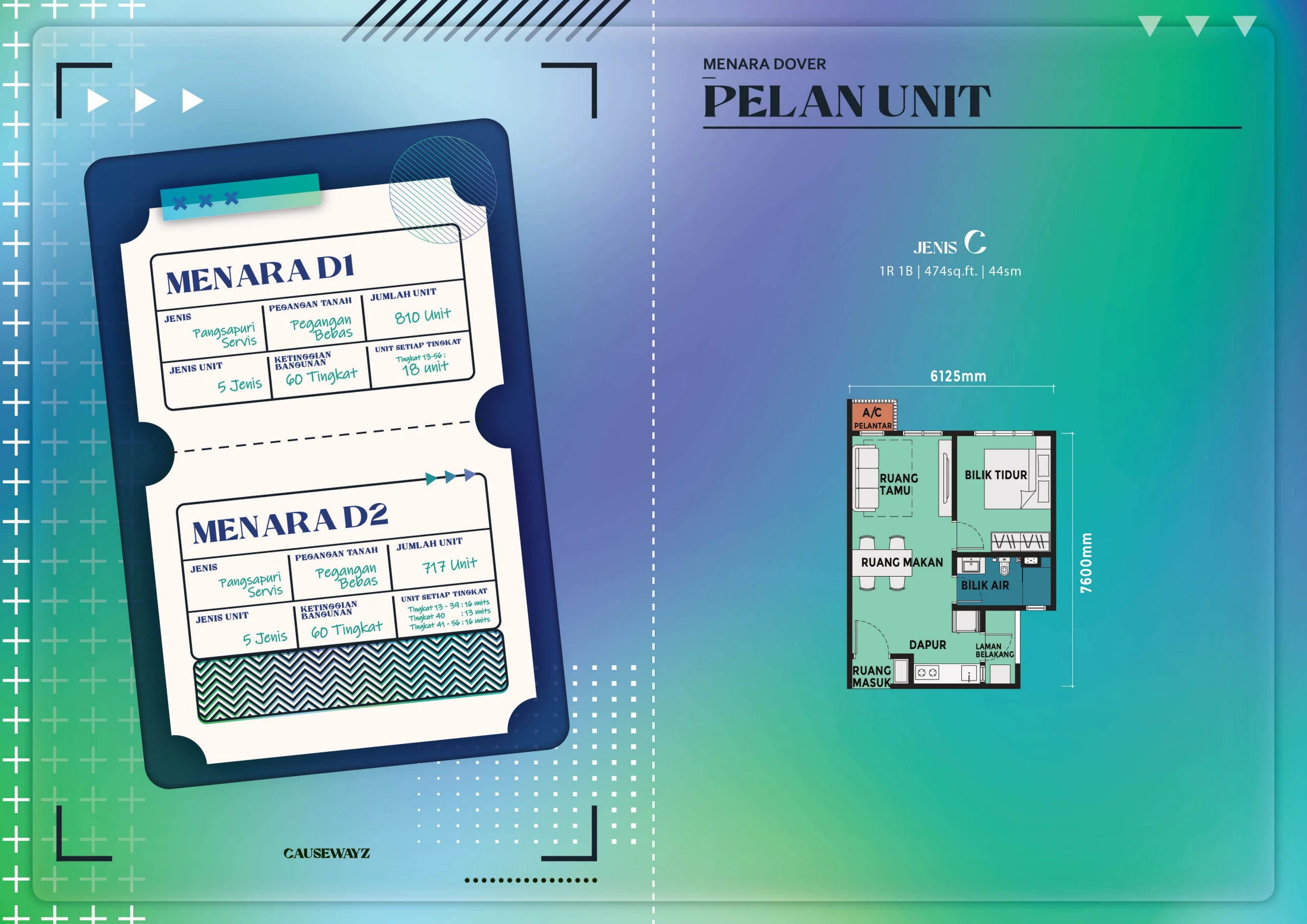 RESIDENSI DATARAN SELATAN (DOVER TOWER) Layout - 31100-1 - page 5