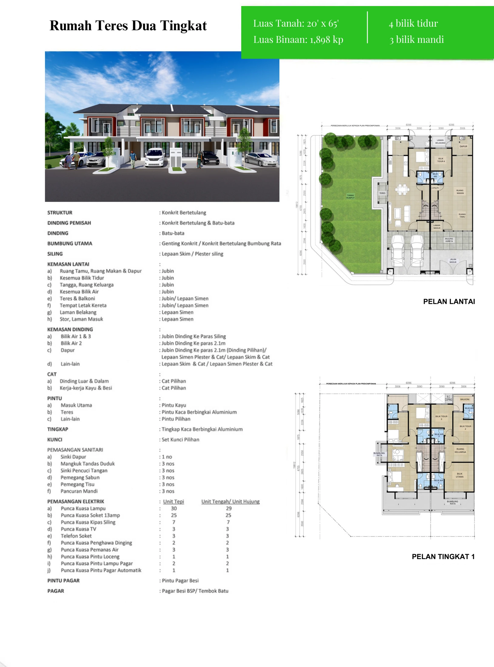 TAMAN SELESA INDAH Pelan Lantai - 7576-15