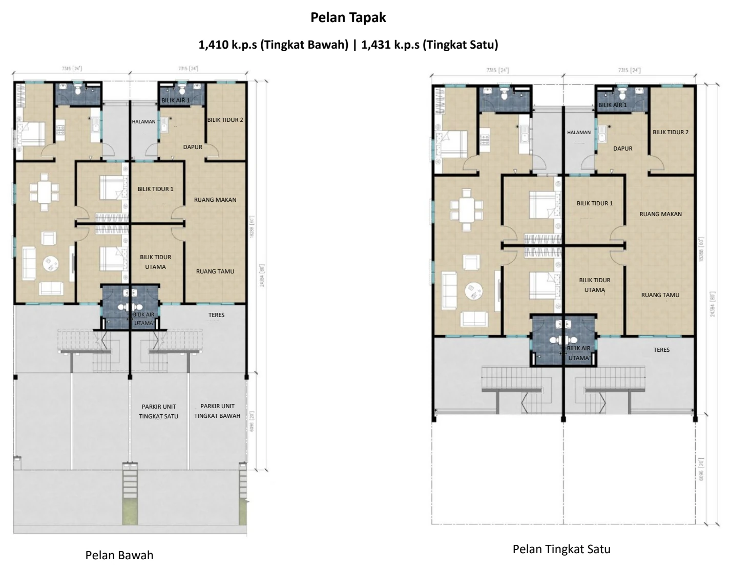 LAMAN BUKIT Pelan Tingkat - 8118-79