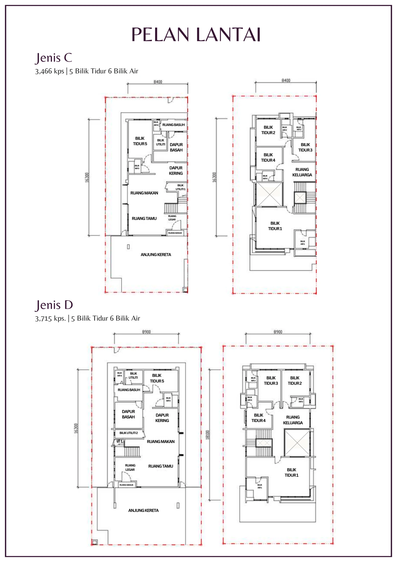 RIMBUNAN (RESIDENSI SUASANA PERMAS / RESIDENSI DWI PESONA / RIMBUNAN) Pelan Lantai - 835-13