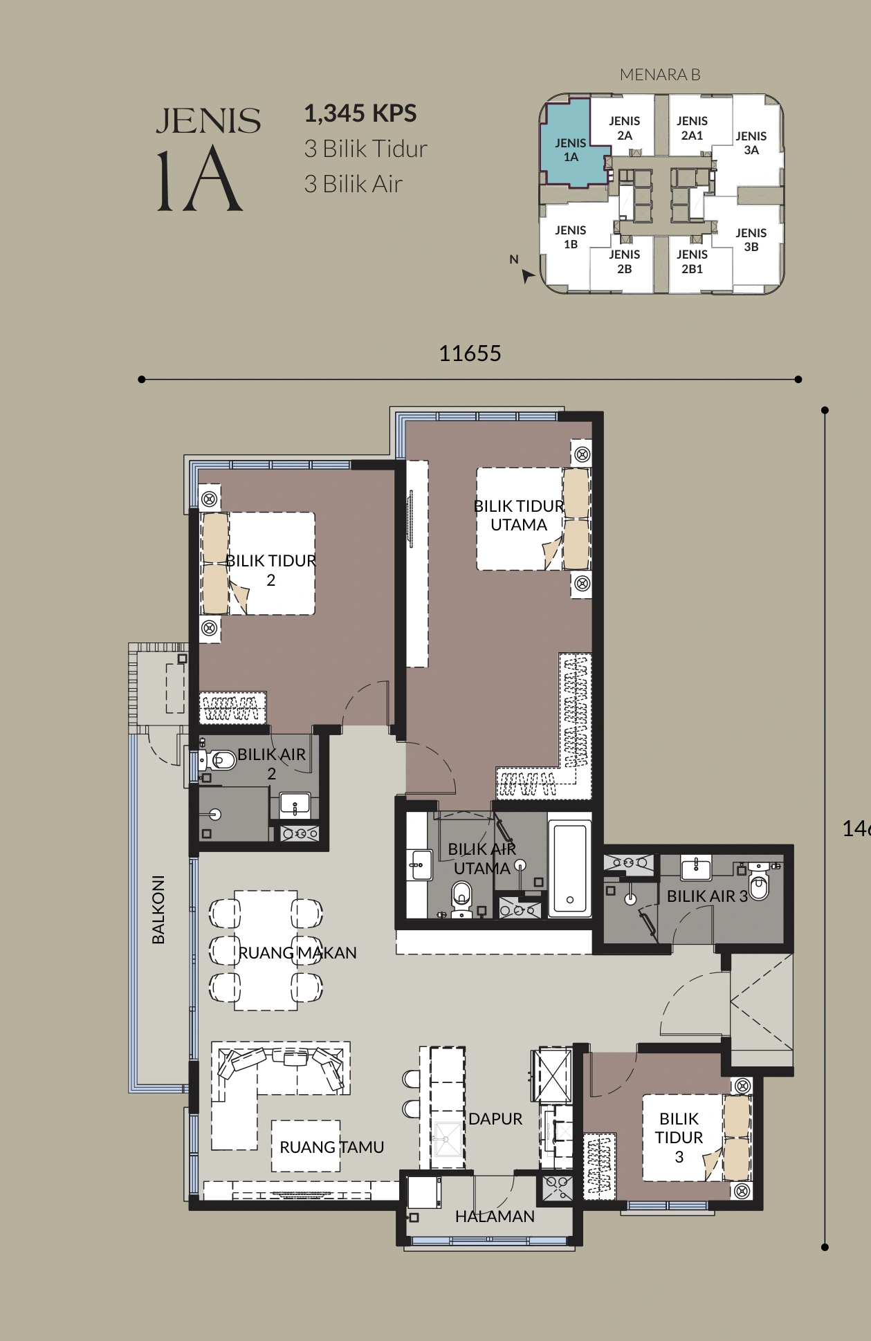 Bangsar Hill Park Jenis 1A
