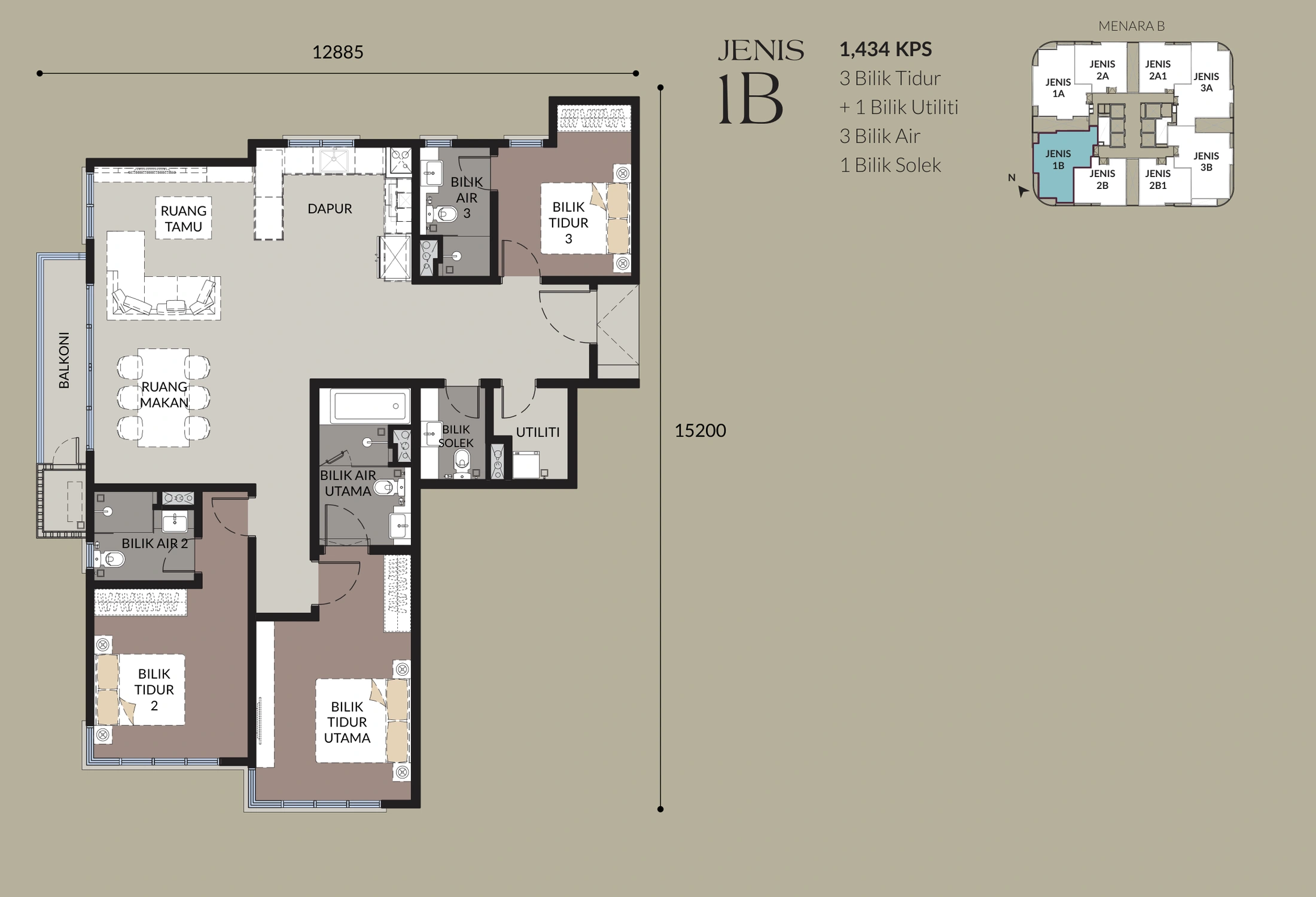 Bangsar Hill Park Jenis 1B