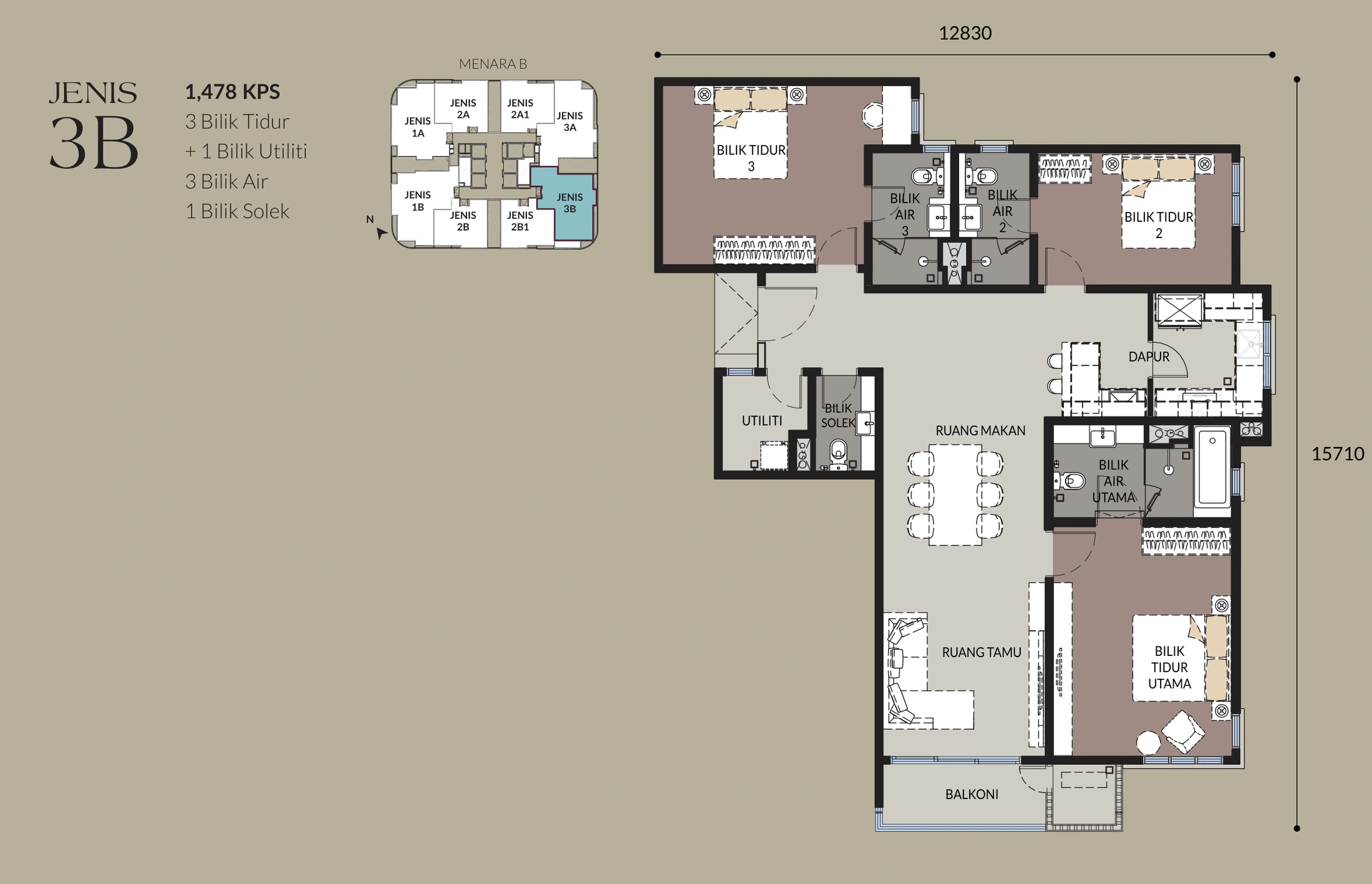 Bangsar Hill Park Jenis 3B