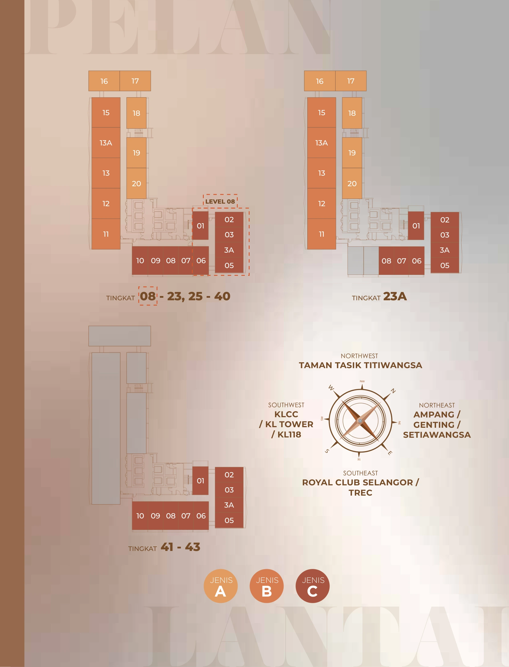 Hugoz Suites Typical floor plan page