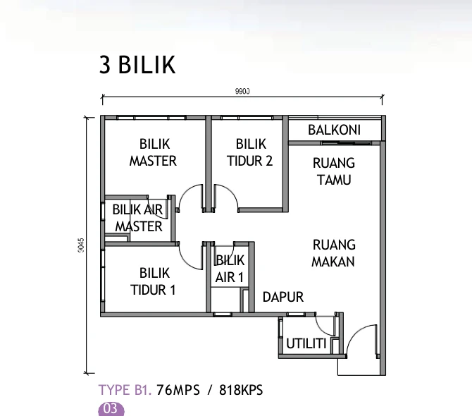 Milla Residence Type B1