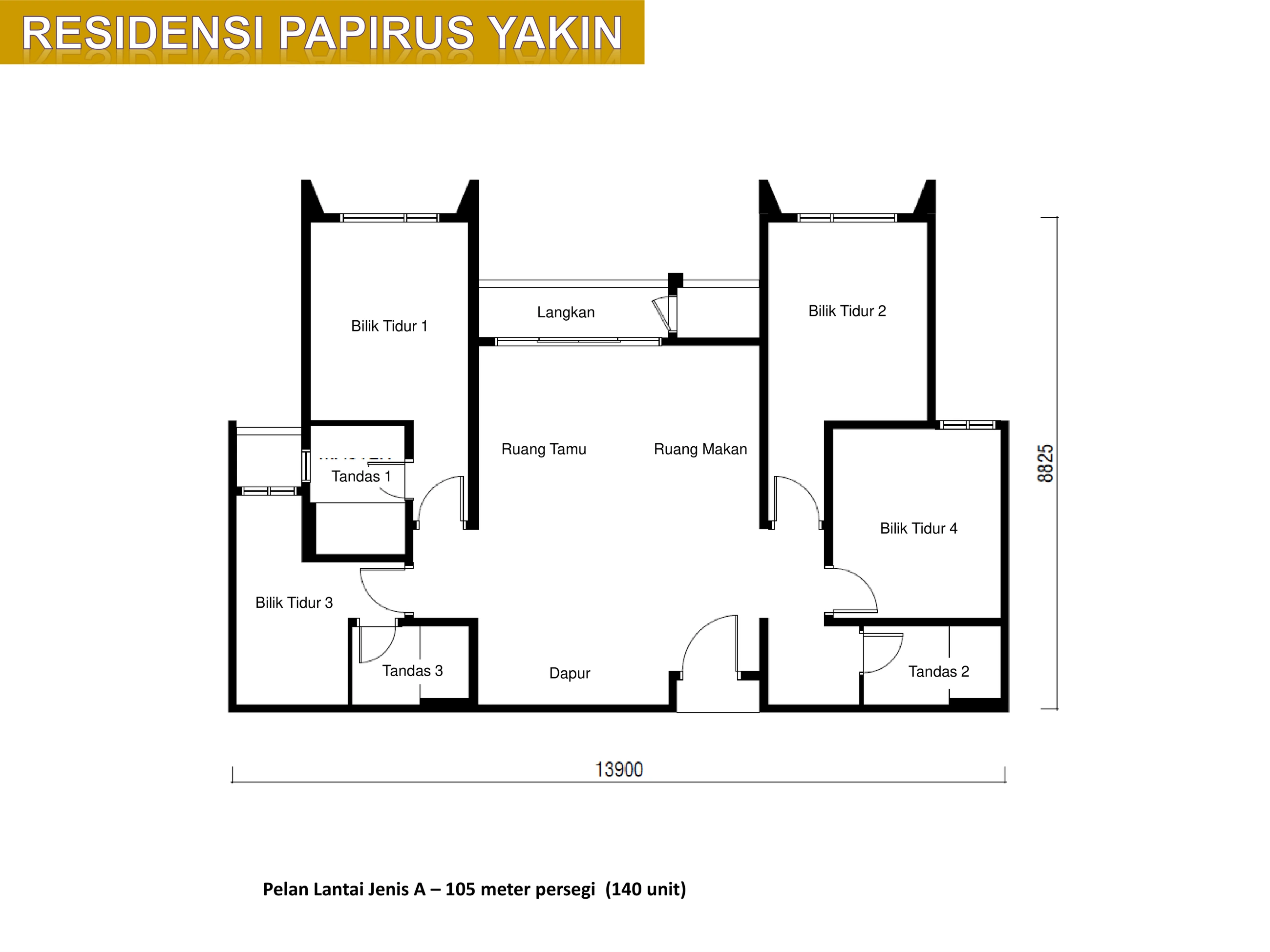Papyrus Jenis A floor plan page