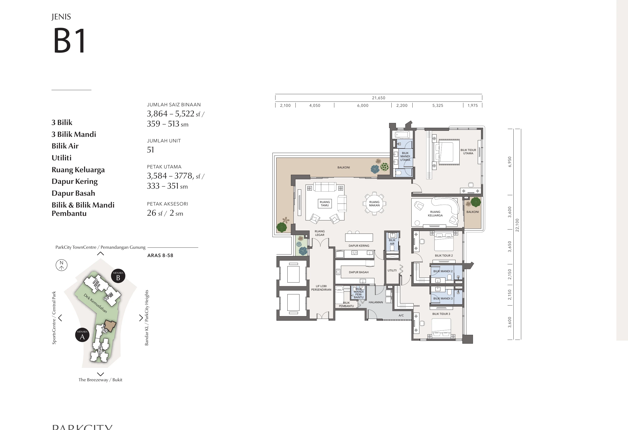Parkcity Residences Type B1