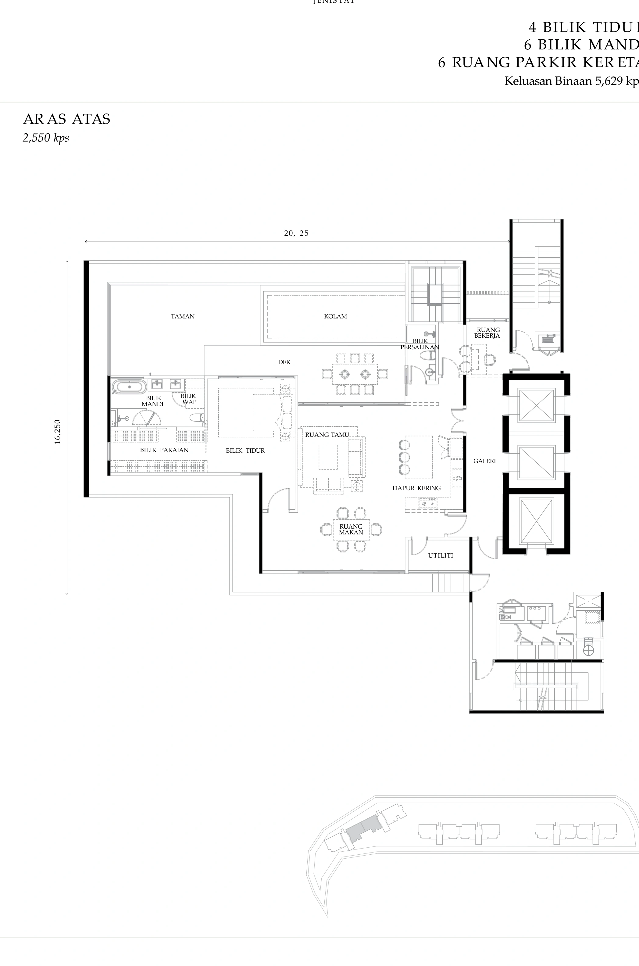 Residensi Opera Jenis PA1 Aras Atas