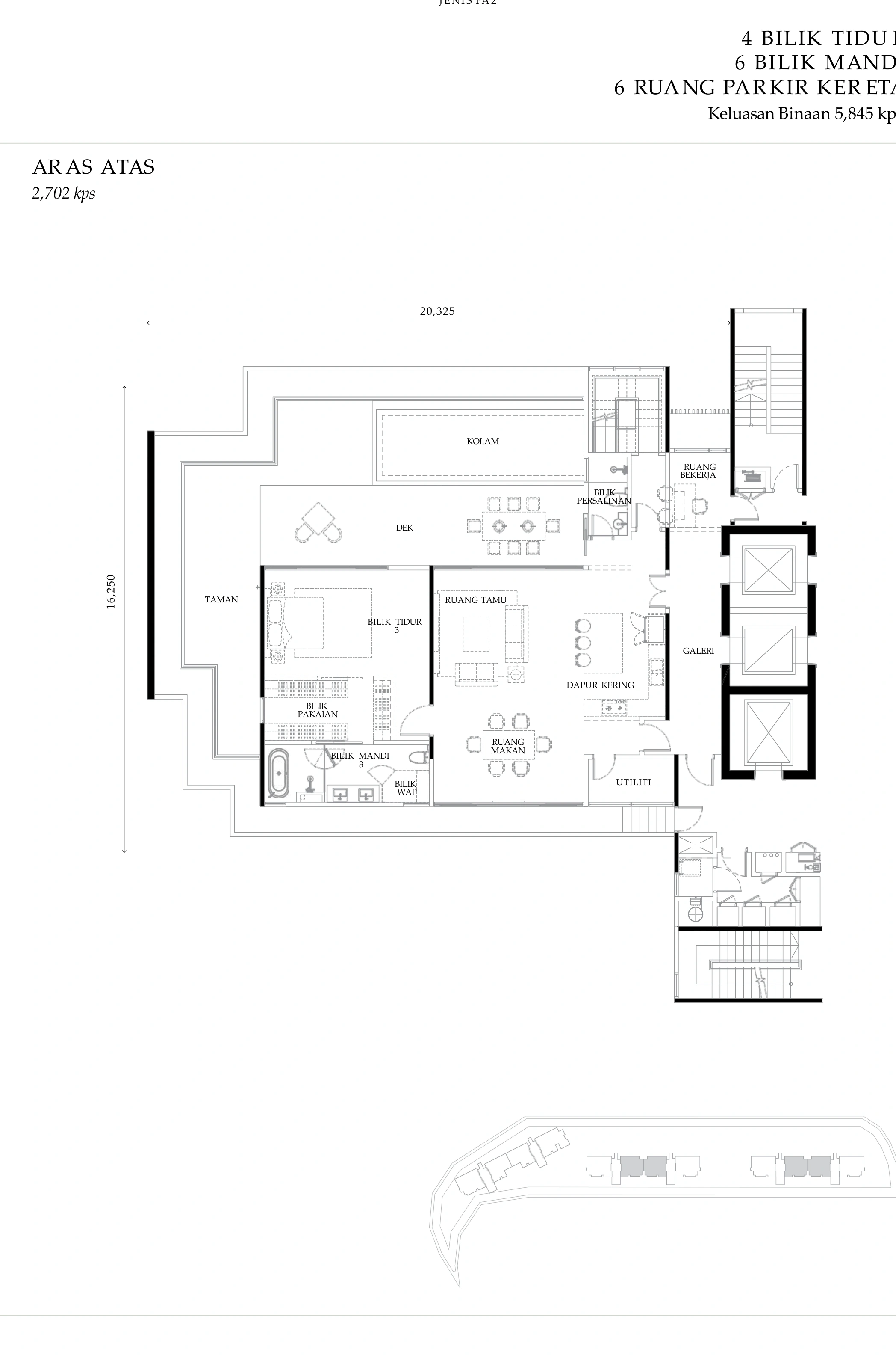 Residensi Opera Jenis PA2 Aras Atas