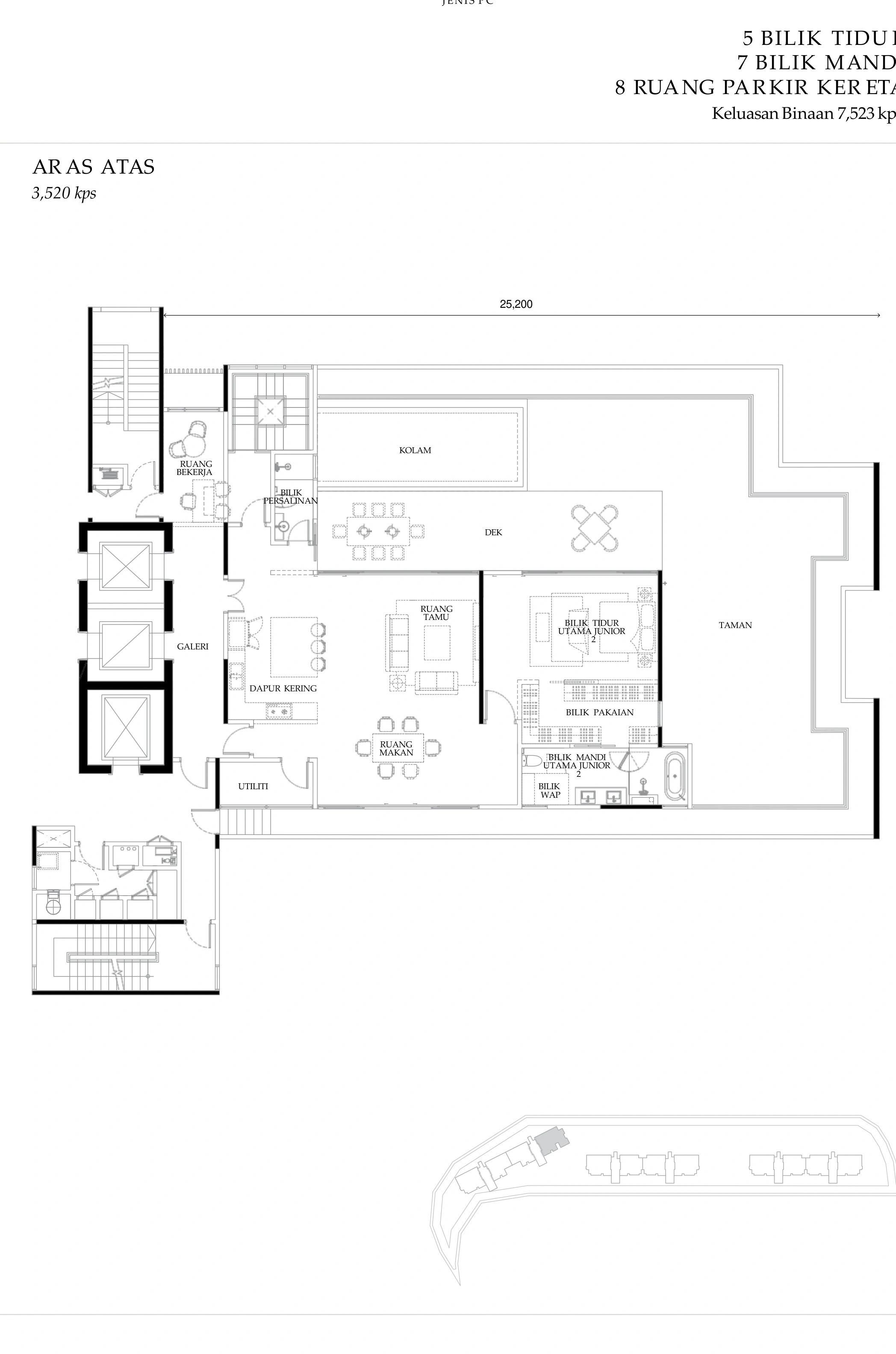 Residensi Opera Jenis PC Aras Atas