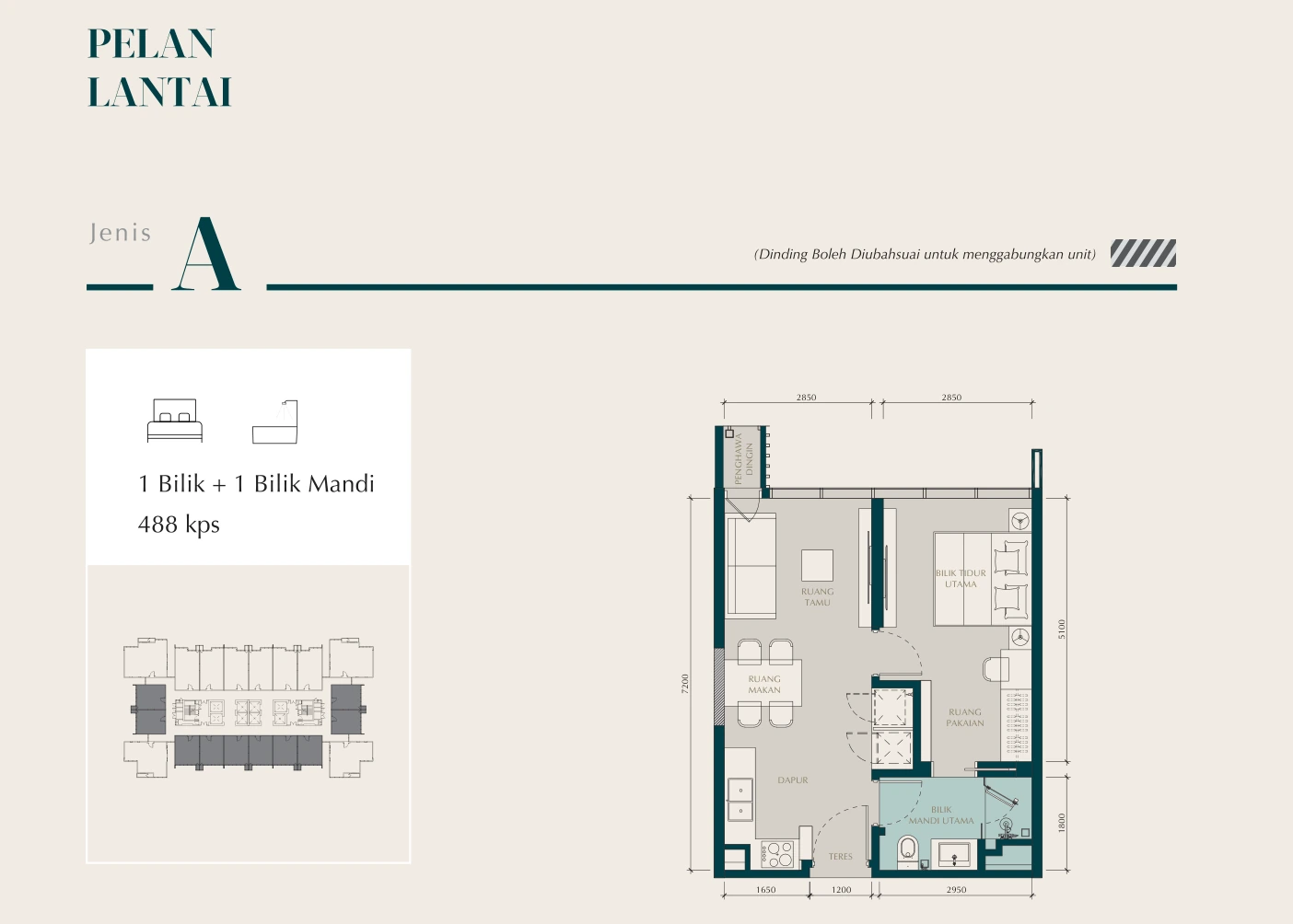 Residensi Times Square 2 Jenis A