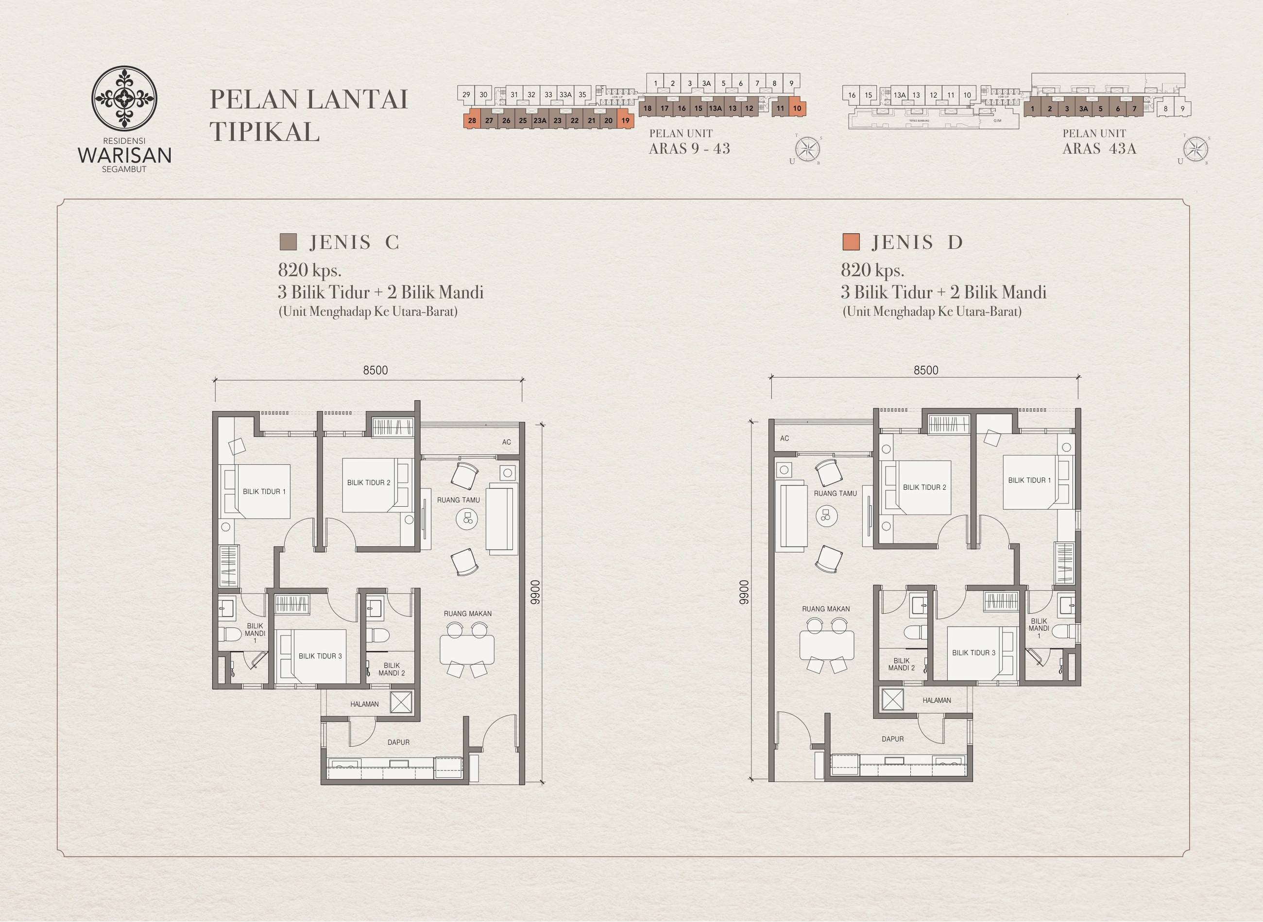 Tuan Heritag3 Residency Pelan unit page 1