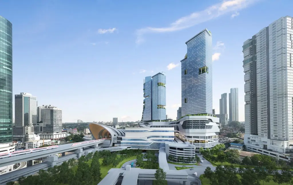 Bukit Chagar transit oriented development rendering