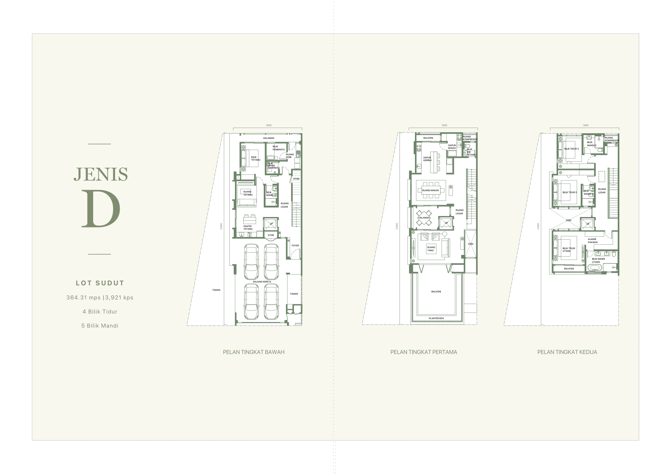 FERA COURTYARD TERRACES & SENNA SEMI-DETACHED HOMES Fera Type D