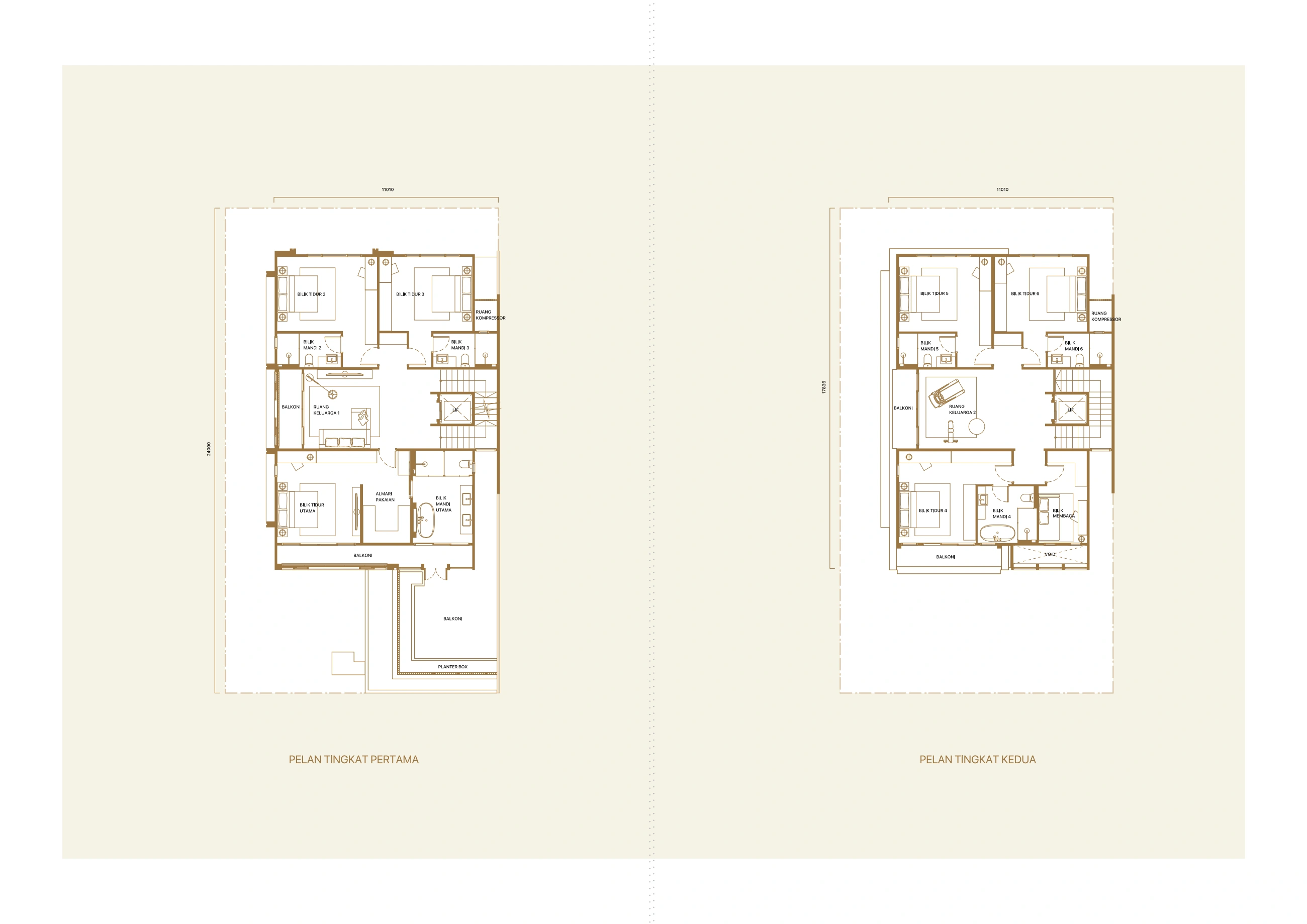 FERA COURTYARD TERRACES & SENNA SEMI-DETACHED HOMES Senna Type A first and second floor