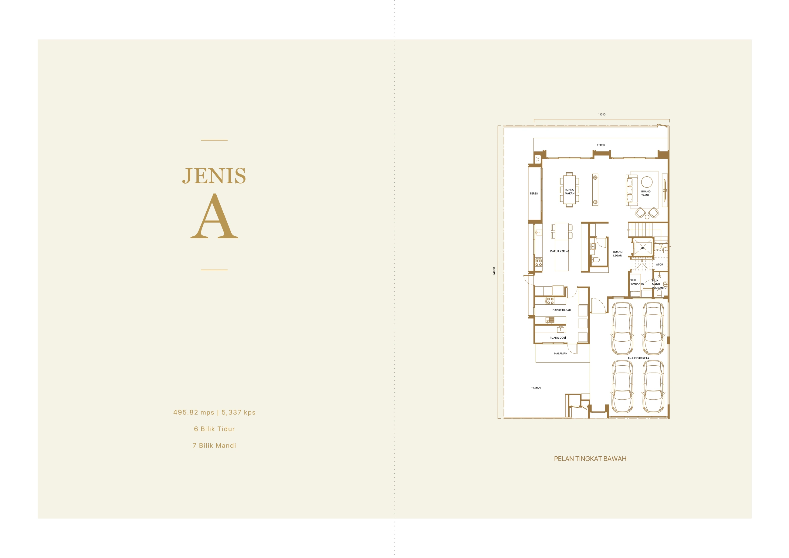 FERA COURTYARD TERRACES & SENNA SEMI-DETACHED HOMES Senna Type A ground floor