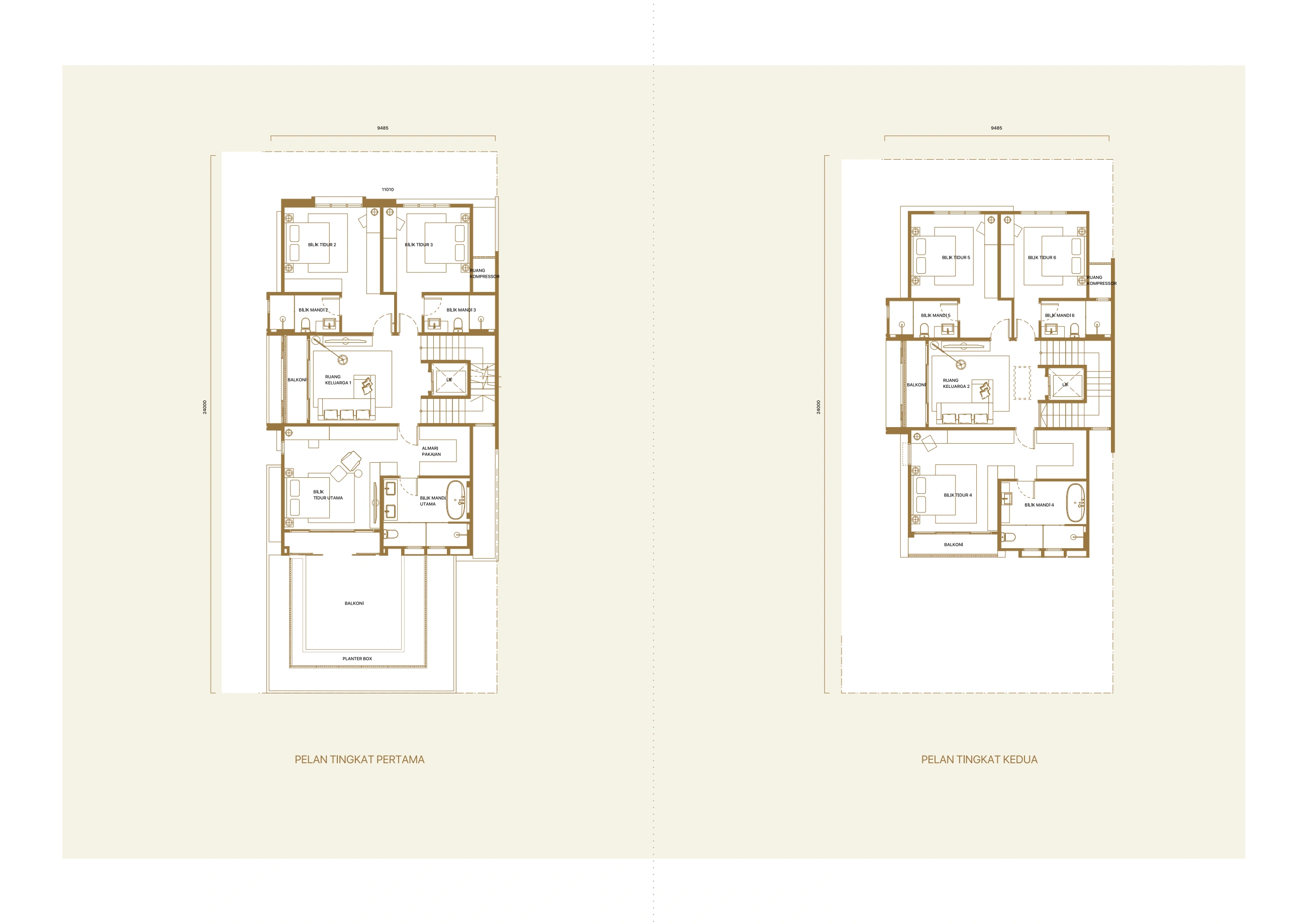 FERA COURTYARD TERRACES & SENNA SEMI-DETACHED HOMES Senna Type B first and second floor