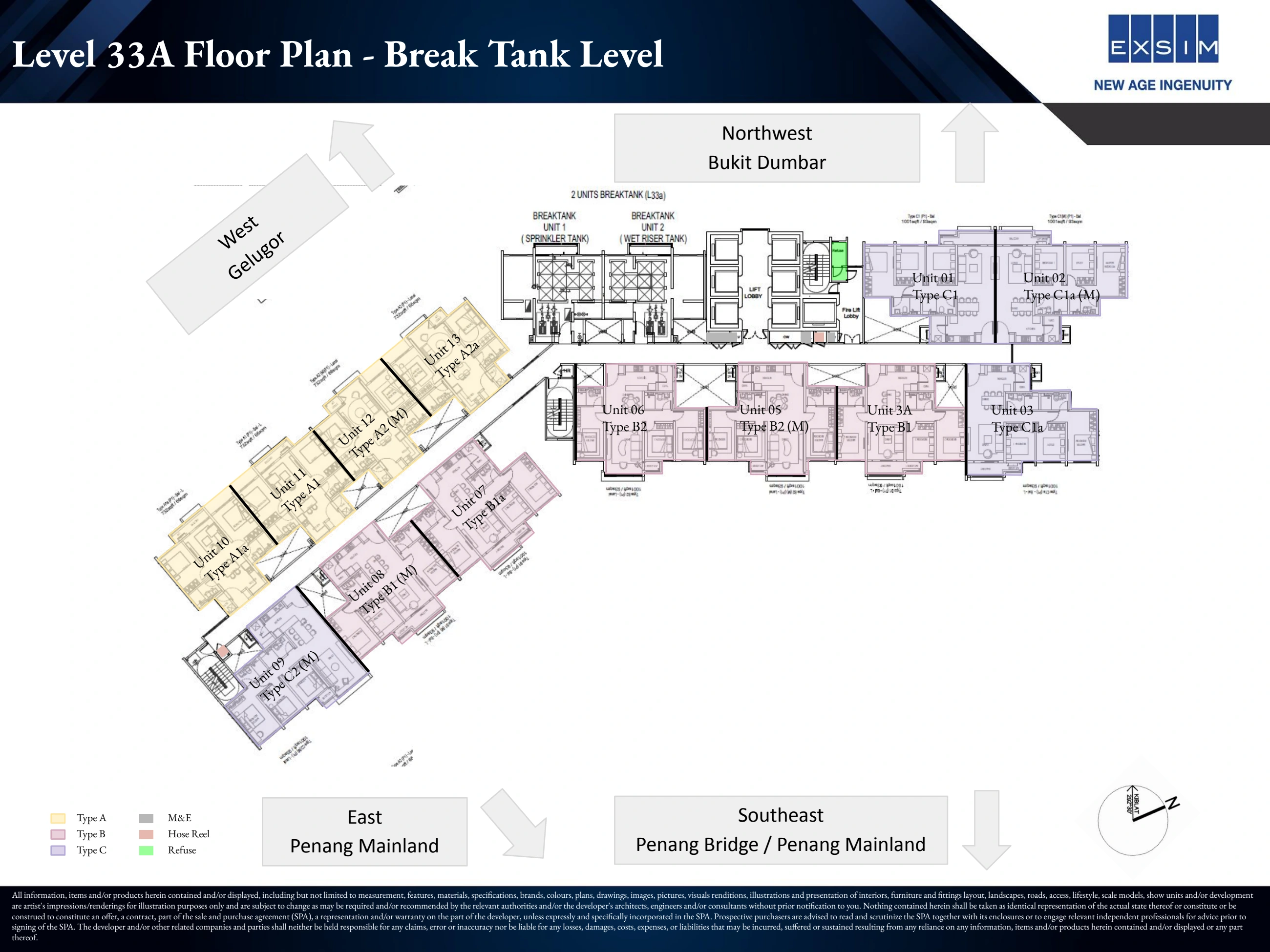 THE LIGHTHAUZ Level 33A floor plan