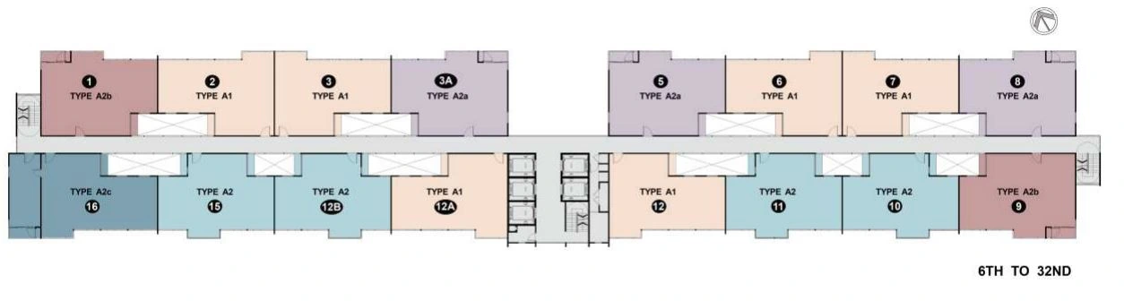 Anggun Residence Typical floor plan