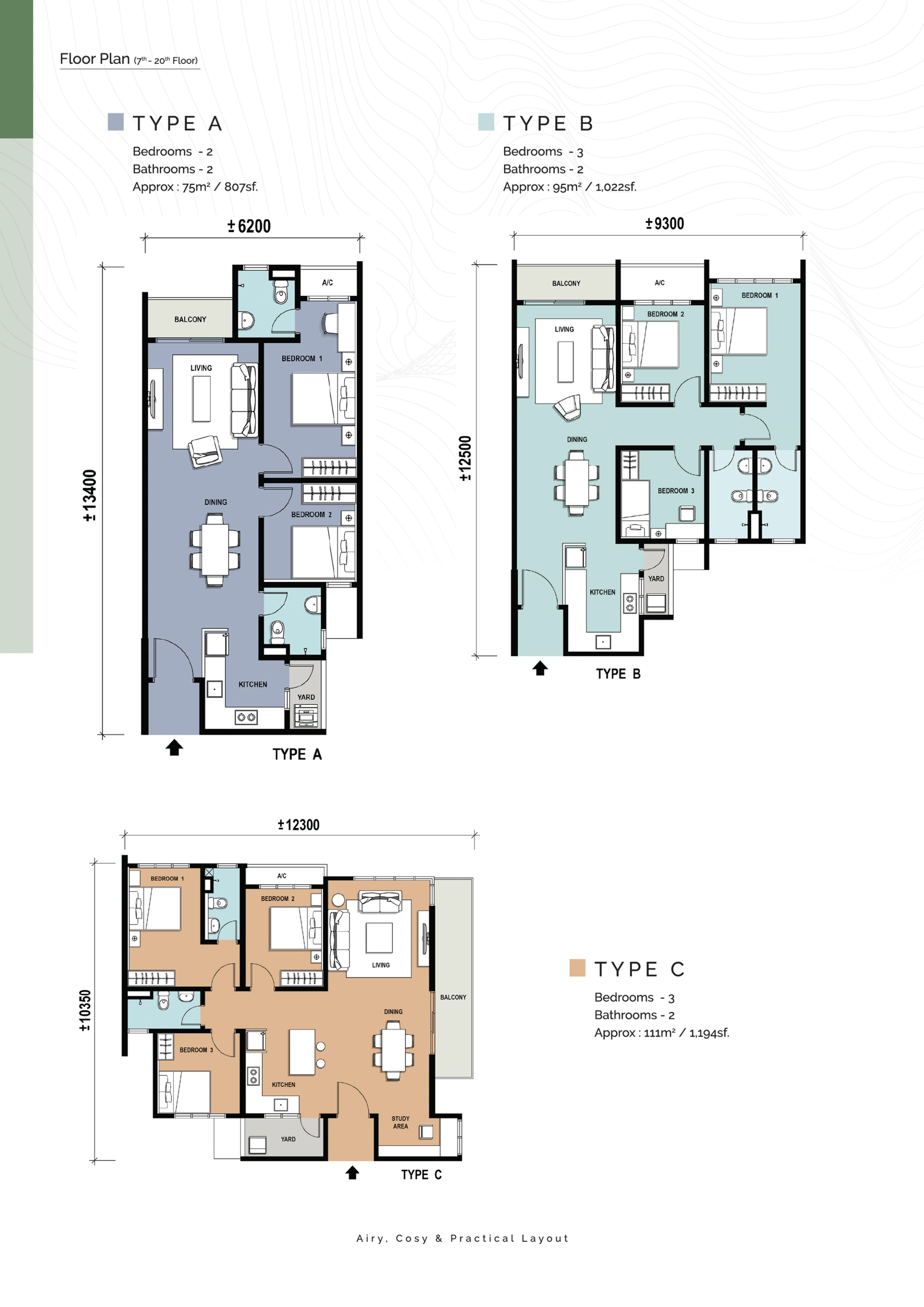 Aralia Park @ Pearl City Levels 7-20 - Types A, B and C