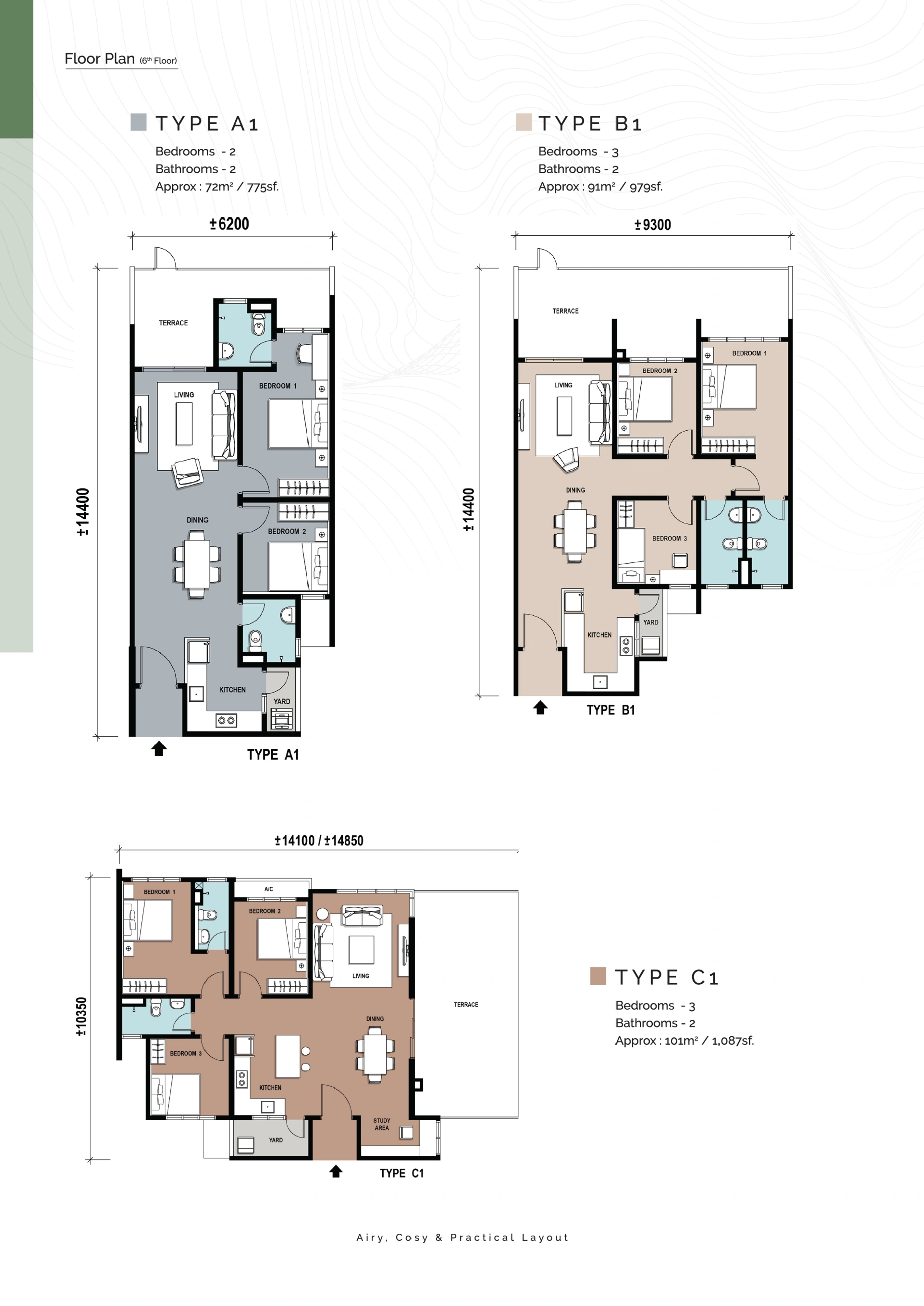 Aralia Park @ Pearl City Level 6 - Types A1, B1 and C1