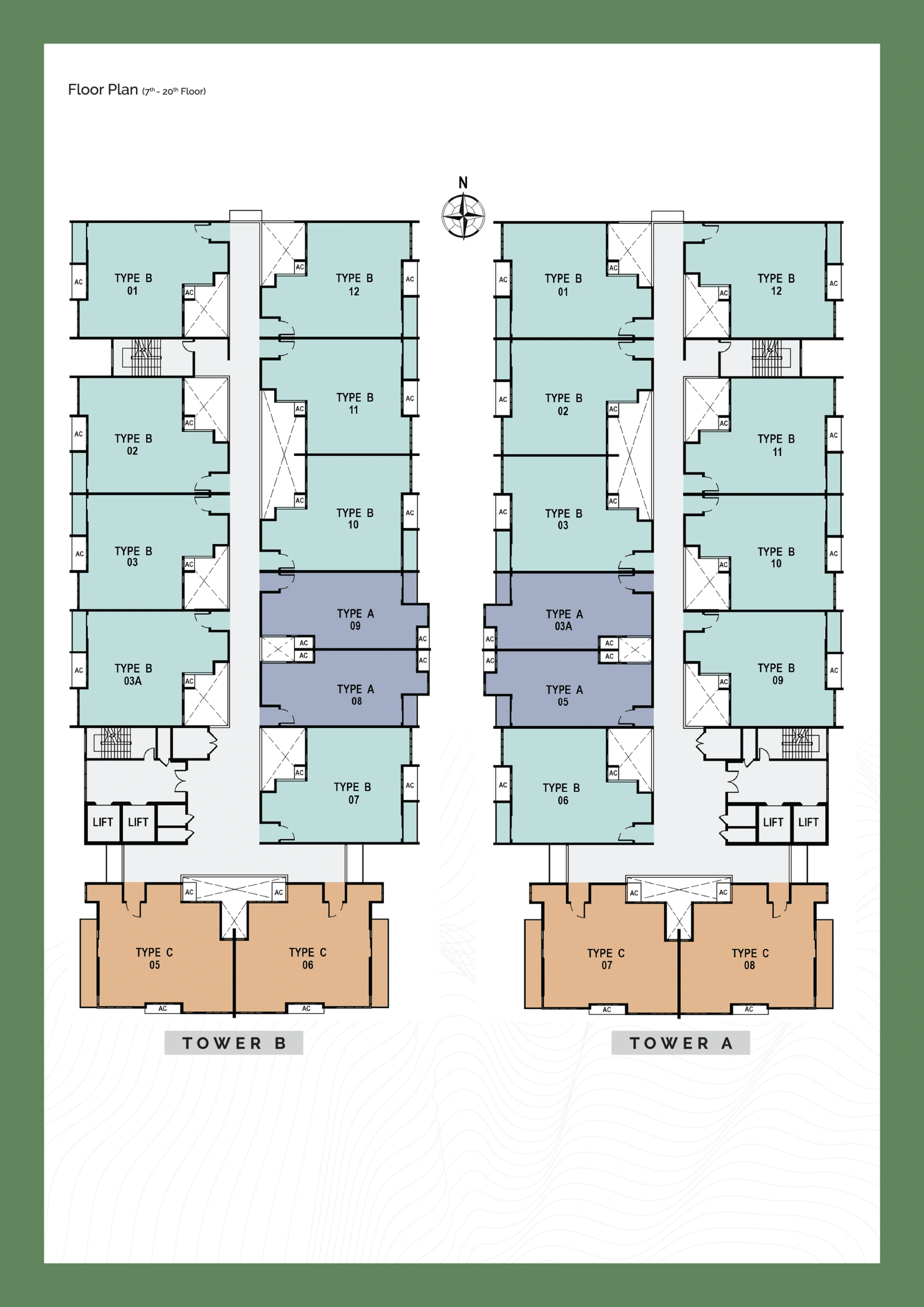 Aralia Park @ Pearl City Typical floor plan