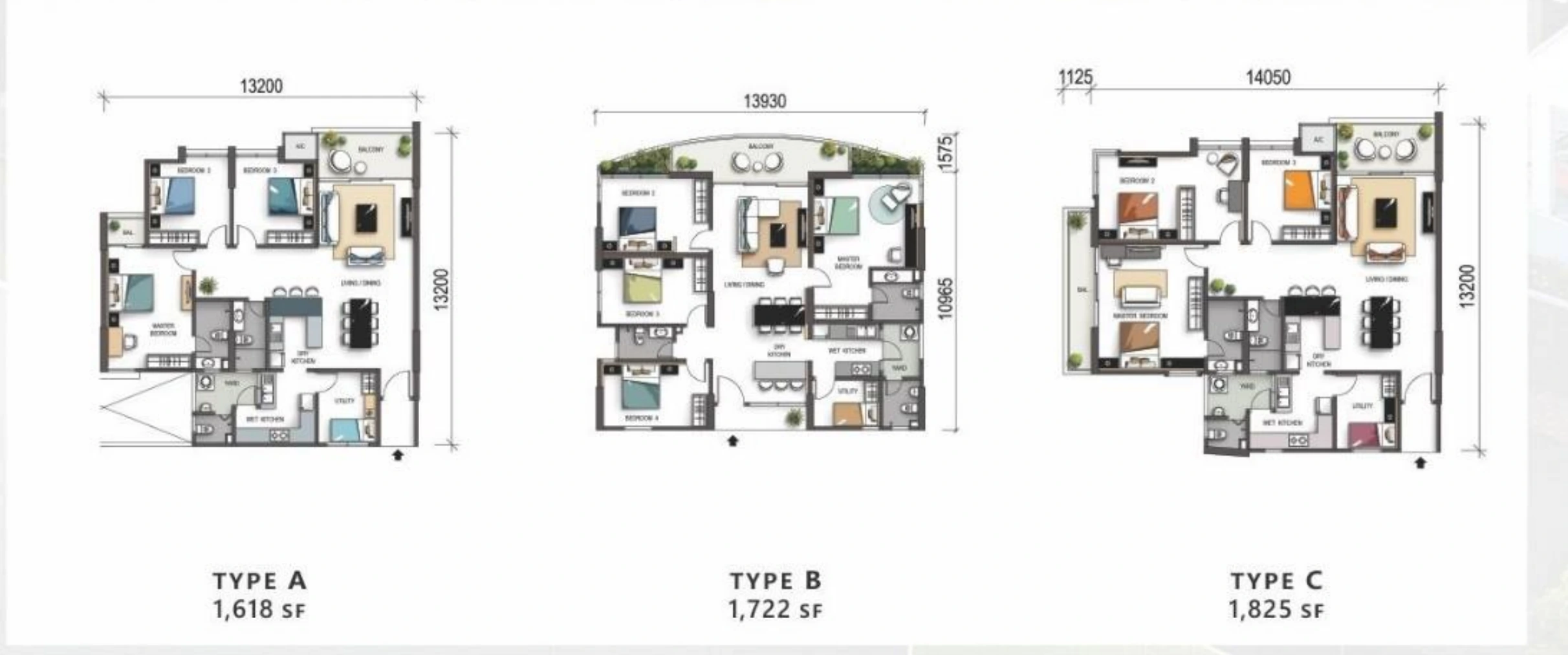Bayu Residence Condominium - Types A, B and C