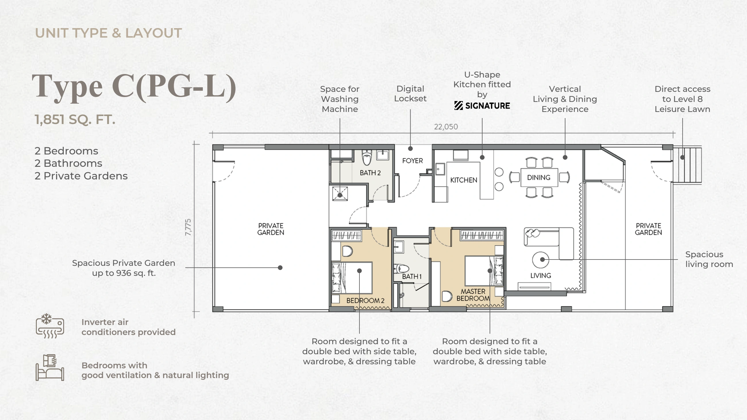 THE CROWN Type C(PG-L) - 1851 sqft