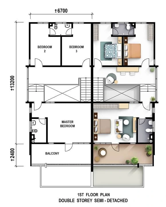 Dahlia Garden @ Pearl City Semi-D - First floor