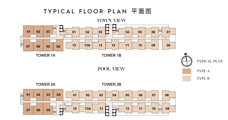 Ideal Venice Residency* Typical floor plan