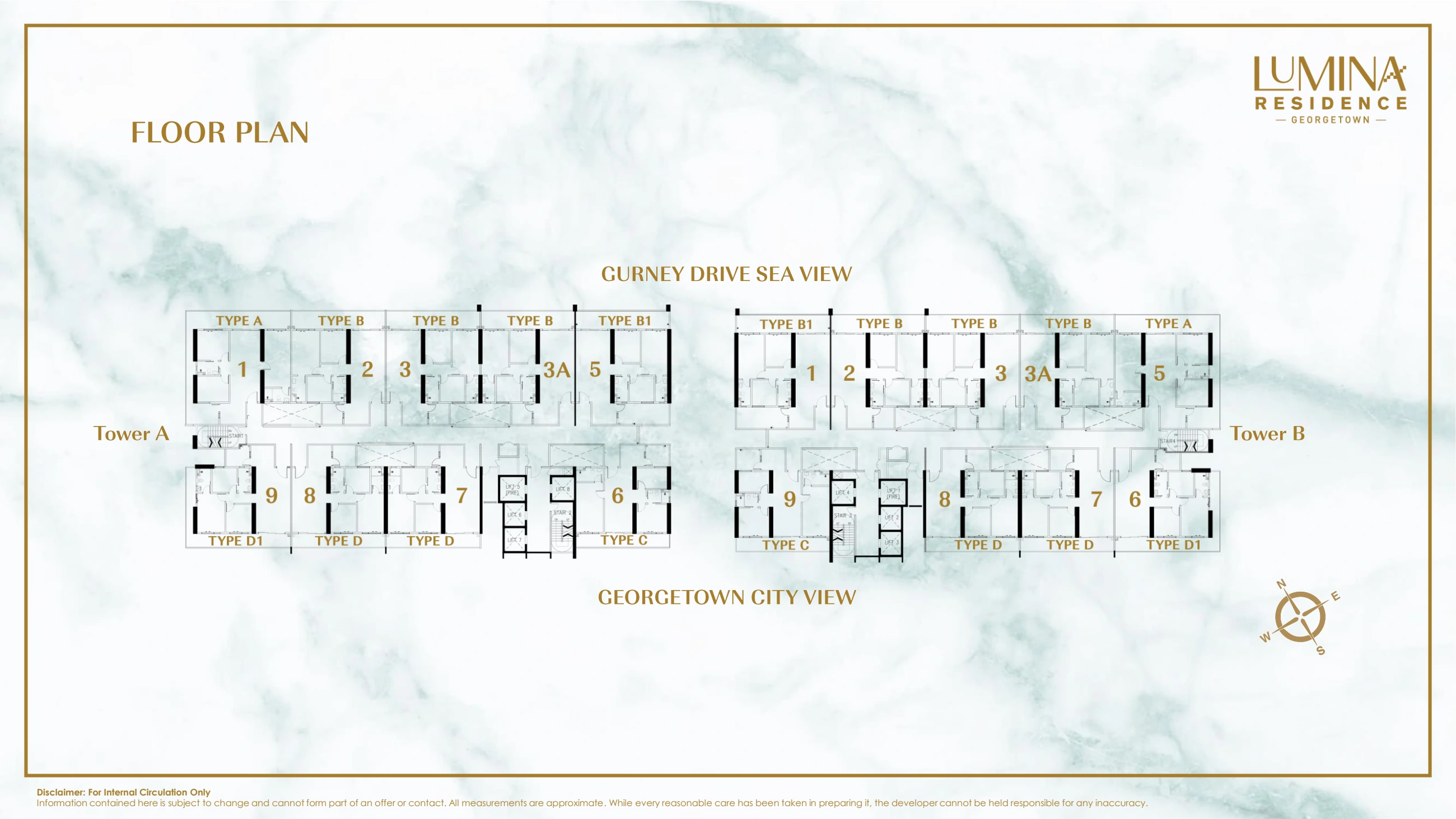 LUMINA RESIDENCE Typical floor plan