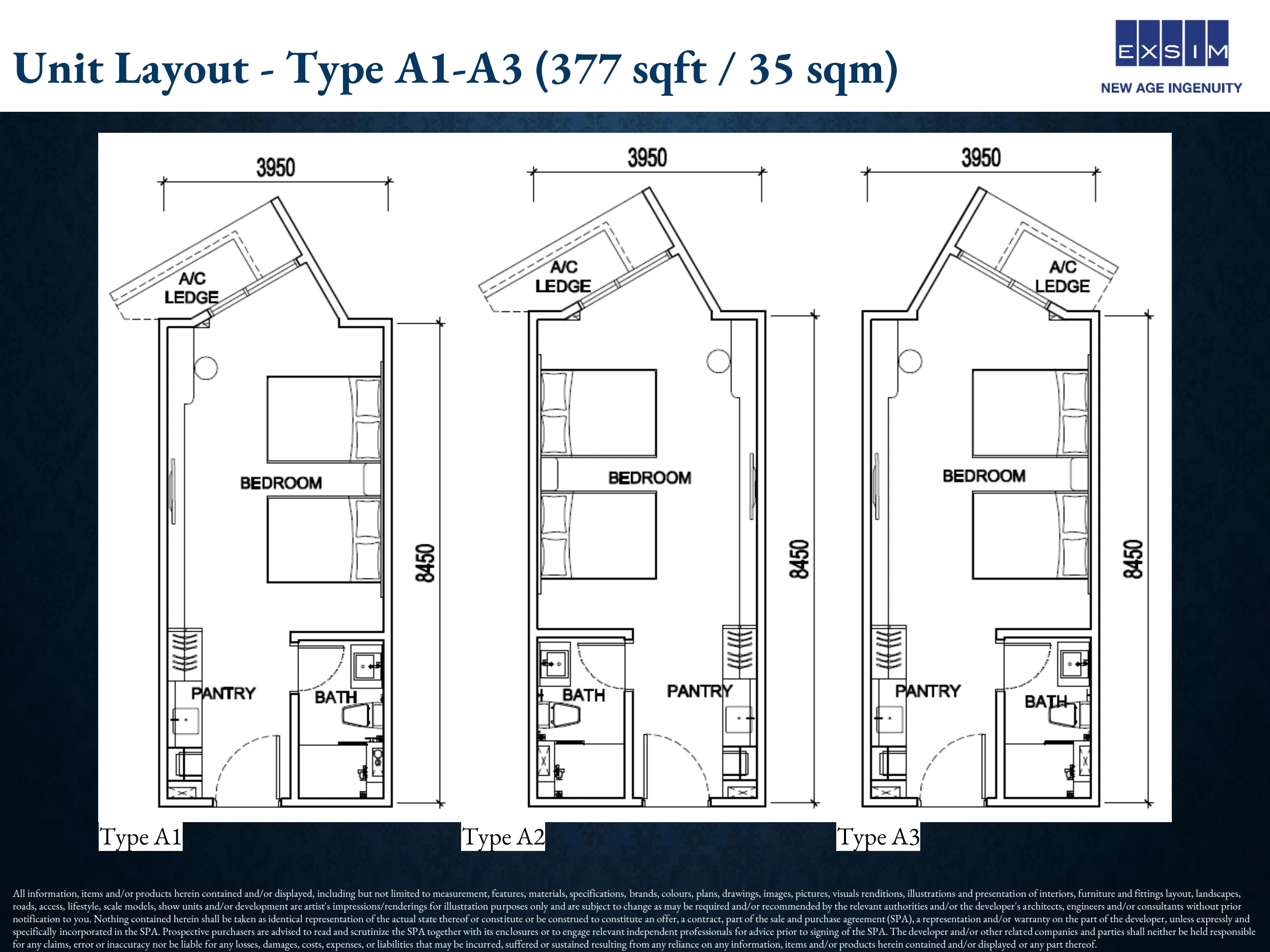 NOORDINZ SUITES @ GEORGE TOWN Type A1-A3