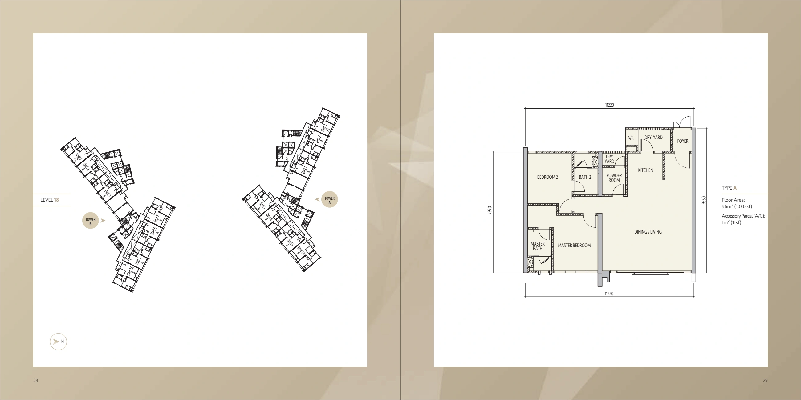 The Mezzo @ The Light City Level 18 floor plan and Type A