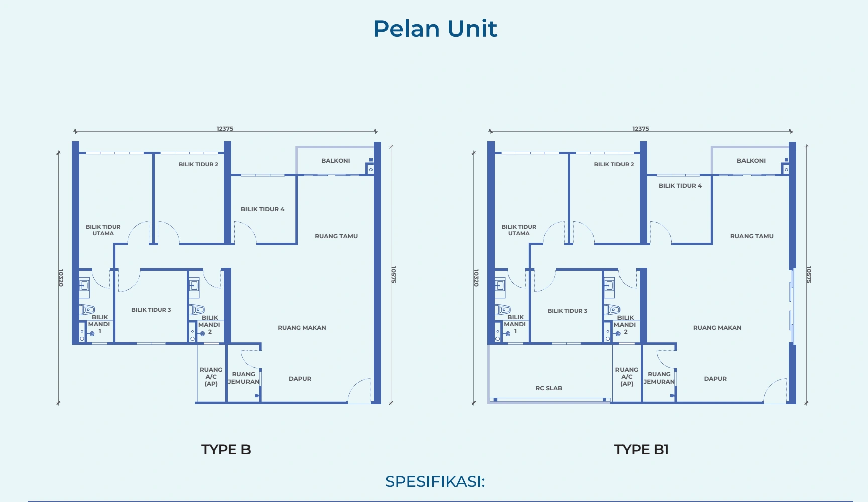 THE PIER Type B and B1
