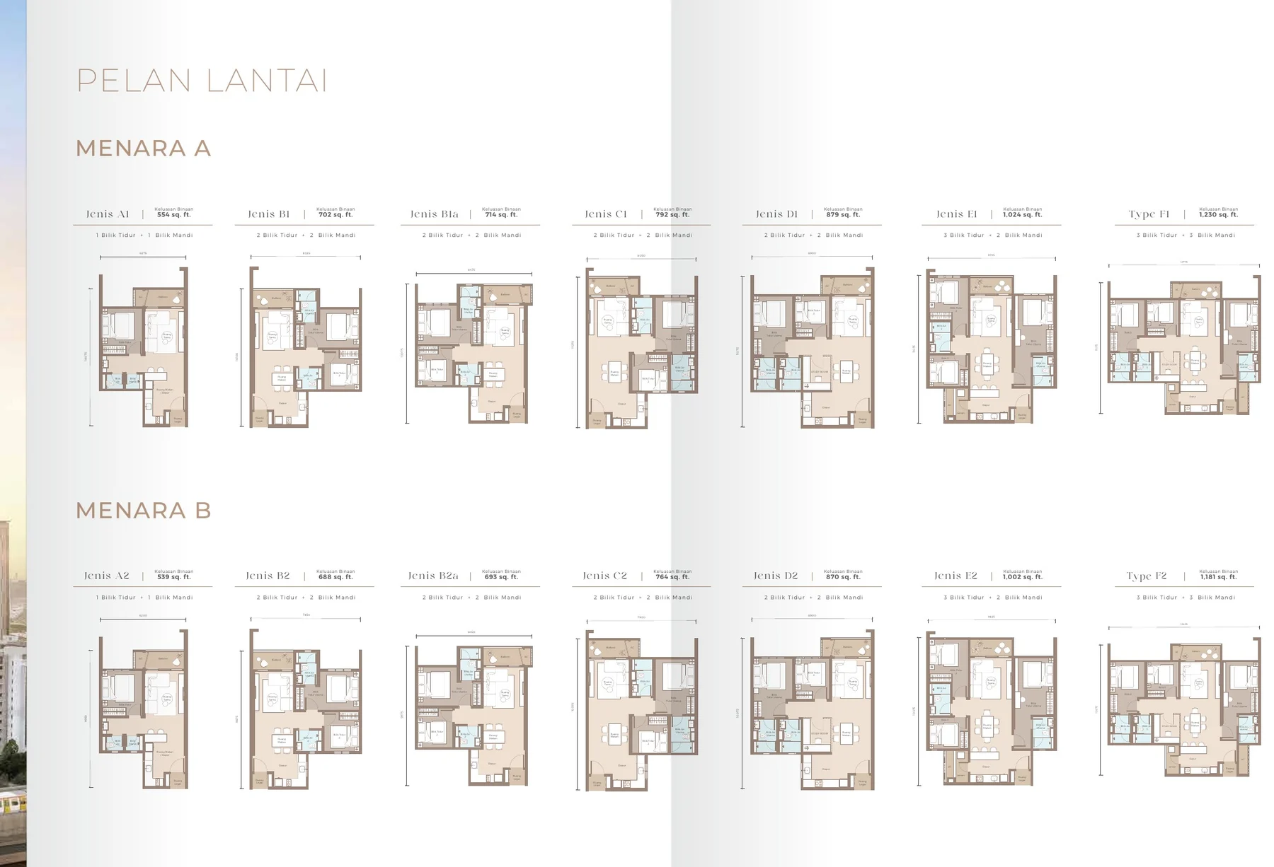 Ativo Annexe (Residensi Damansara Avenue 1) Type A1-F2 floor plans