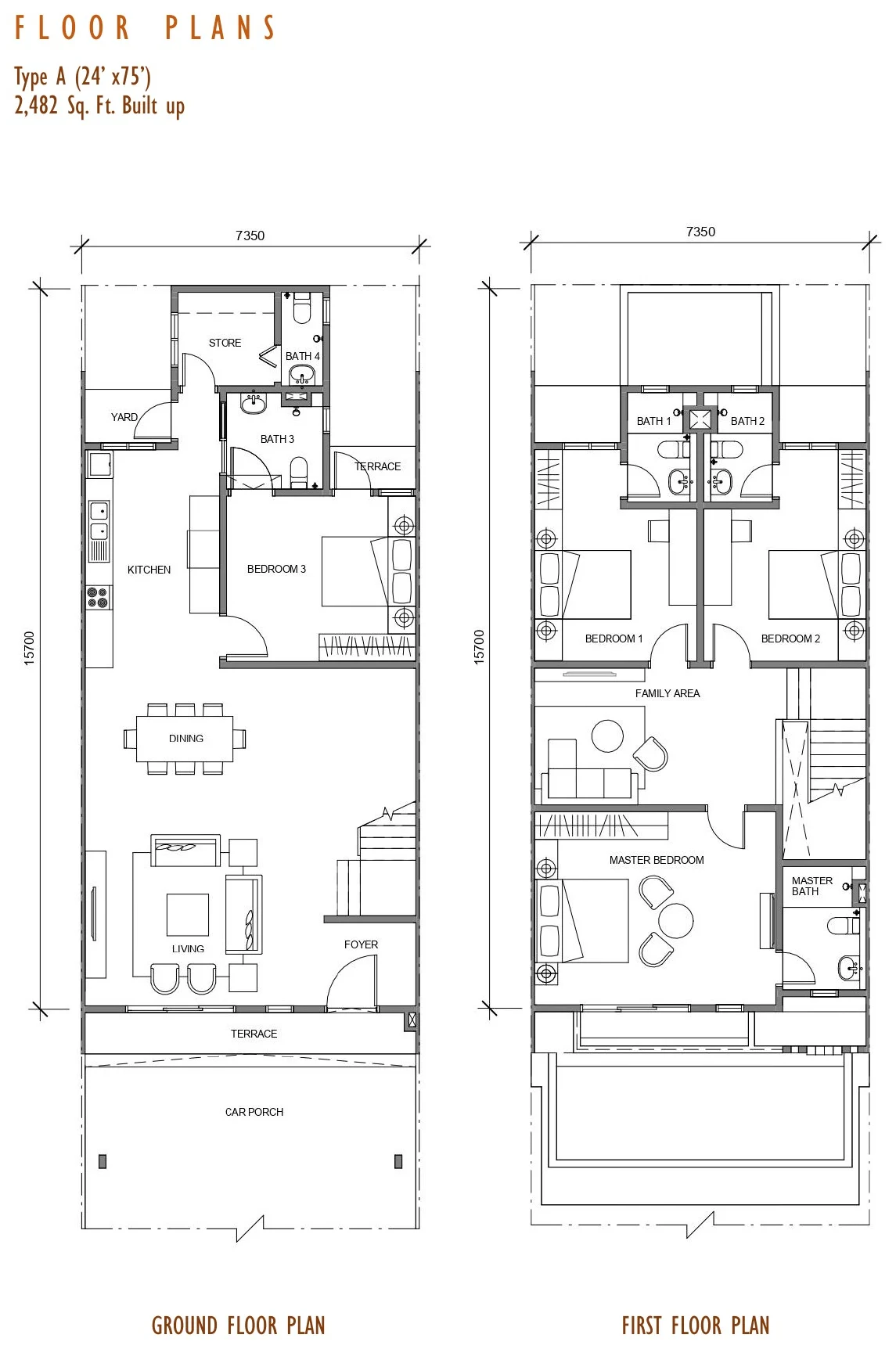 Elmina Hijauan 8-2 (Fasa A) Type A 2,482 sq ft