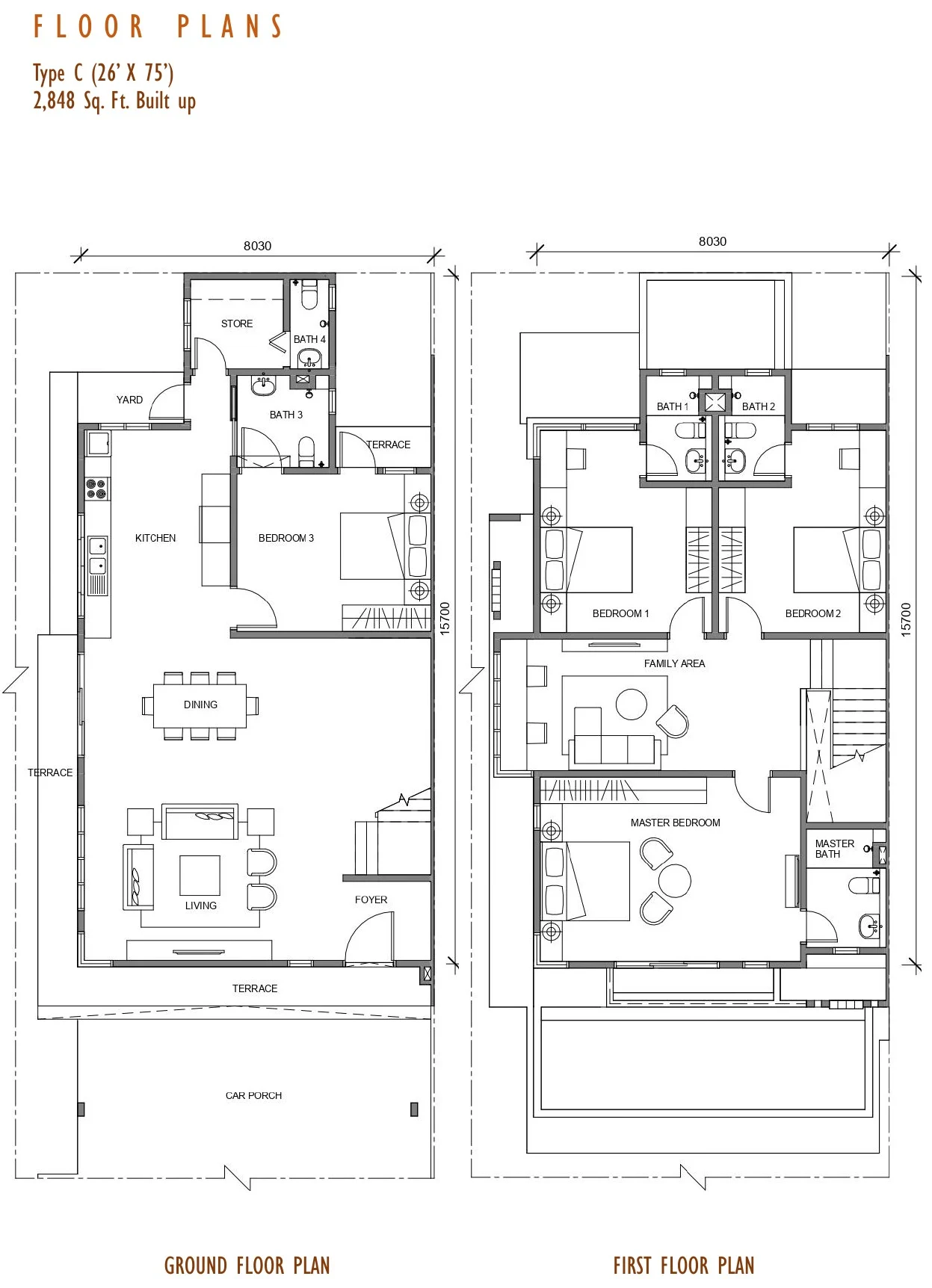 Elmina Hijauan 8-2 (Fasa A) Type C 2,484 sq ft