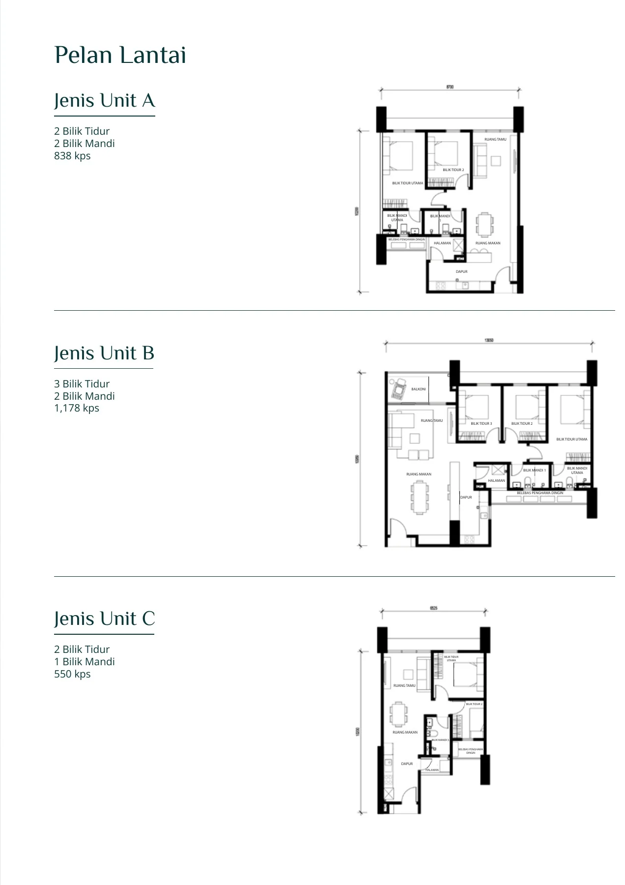 Residensi Damai Type A / B / C