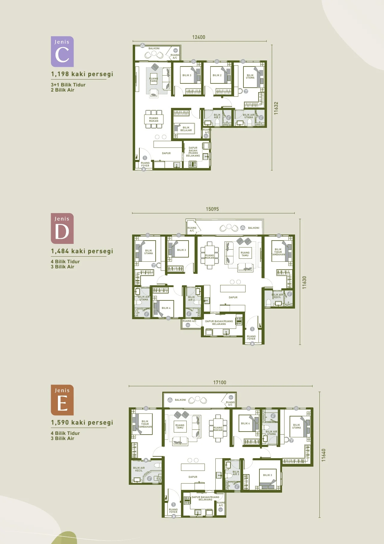 Sunway Serene 2 Type C / D / E